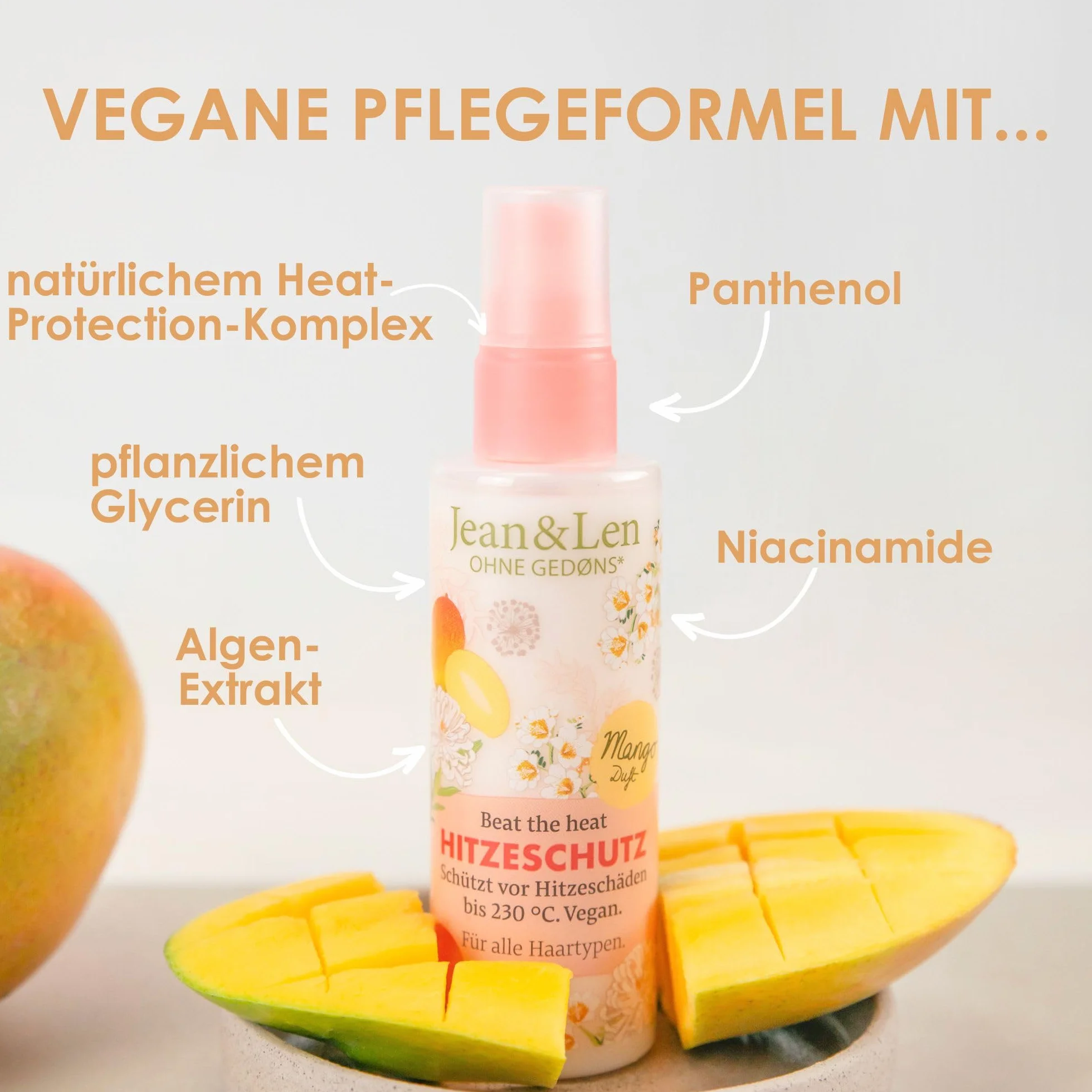 Jean & Len Beat The Heat Sprej Chroniący przed Wysoką Temperaturą 100 ml