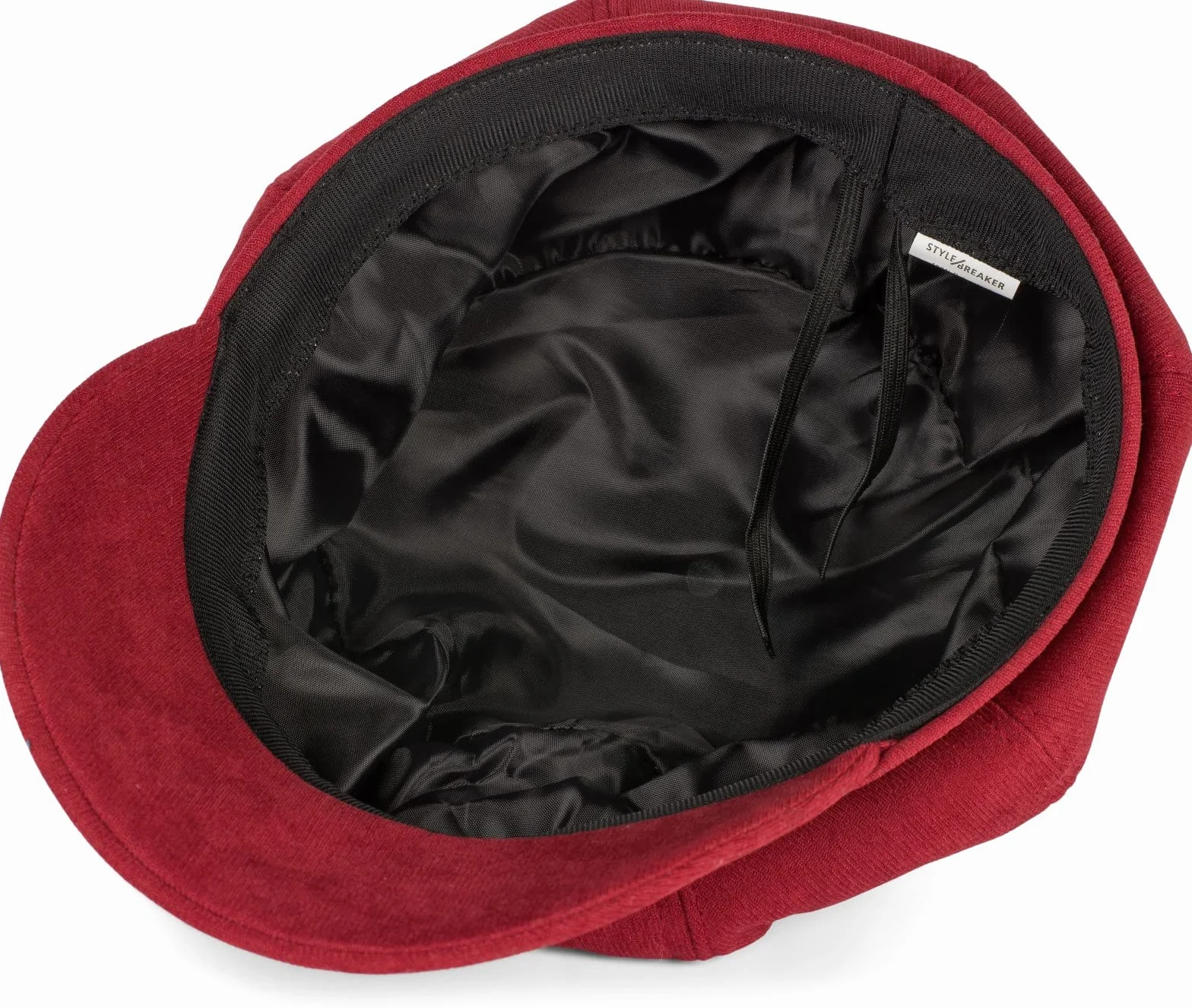 styleBREAKER Damska czapka balonowa z miękkiego materiału, czapka z daszkiem w stylu vintage, Bakerboy 04023086