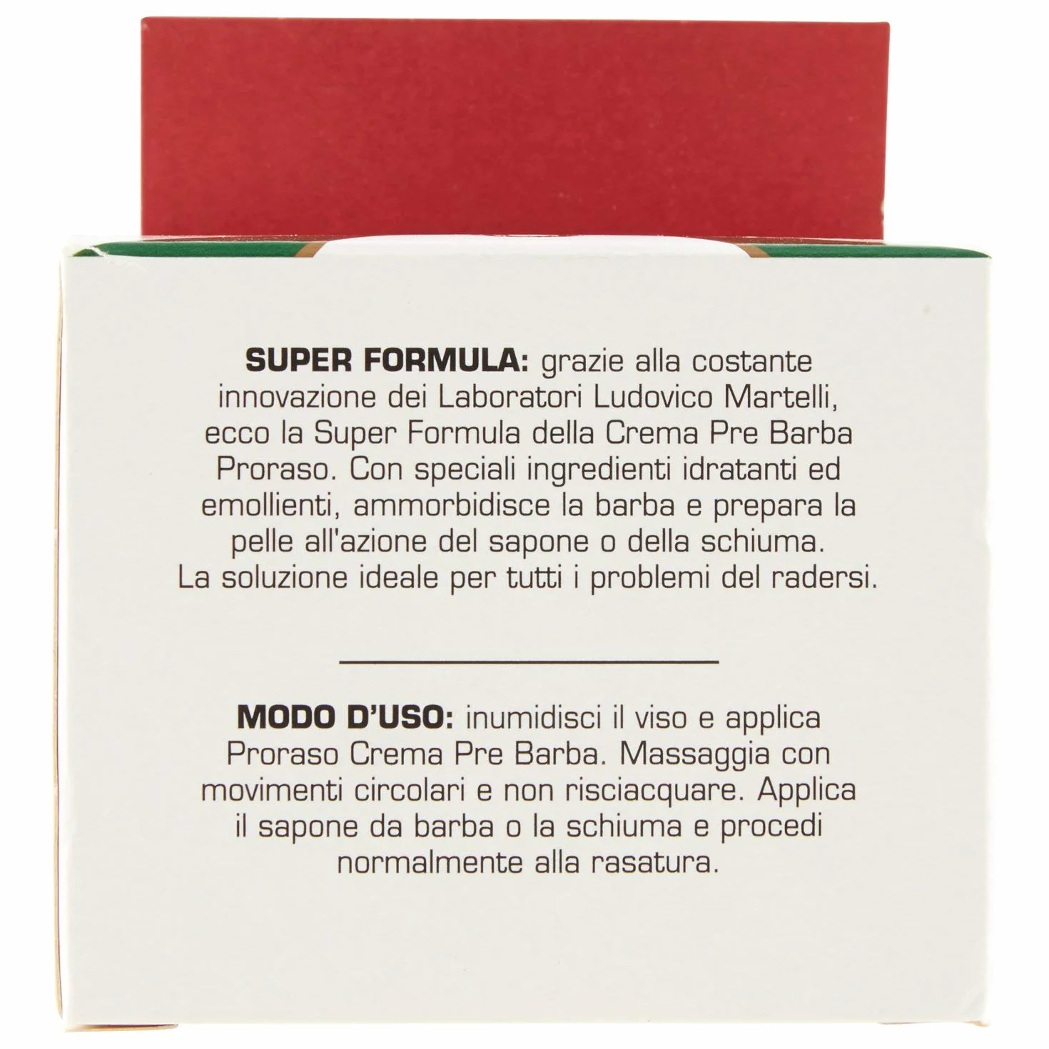 PRORASO WHITE Łagodzący krem przed goleniem 100ml