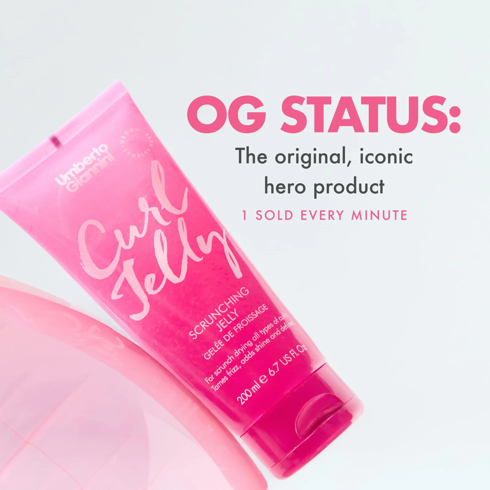 Umberto Giannini Your Best Curls Wash and Styling Curl Jelly zestaw upominkowy - wegański i wolny od okrucieństwa zestaw do fal, loków i zwojów (pudełko upominkowe, zestaw 6 produktów)