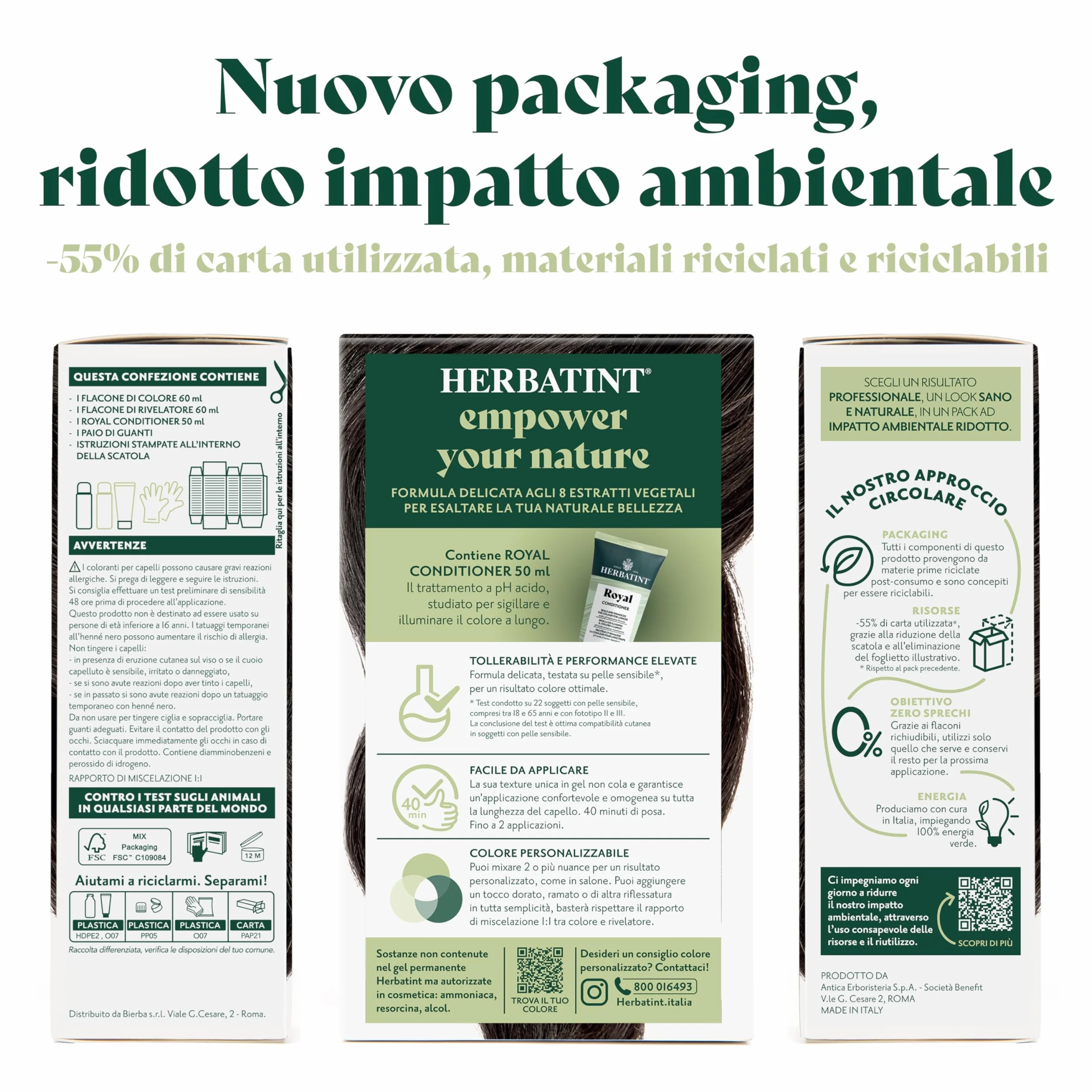 Herbatint 3N ciemny brąz trwały żel do farbowania włosów 170 ml bez amoniaku