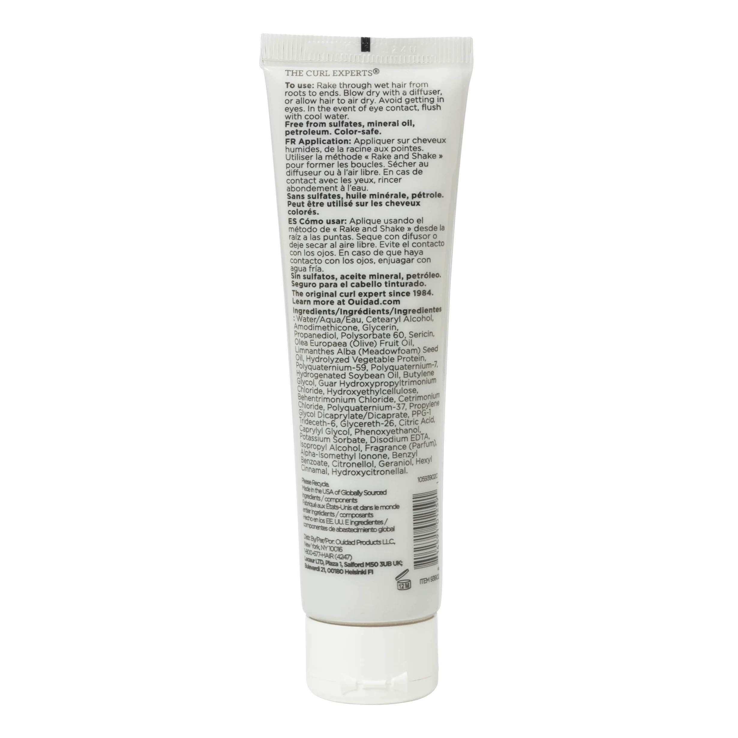 Ouidad Advanced Climate Control Featherlight Styling Cream For Unisex 2 uncje Cream, biały, 59,15 ml (zestaw 1 szt.)