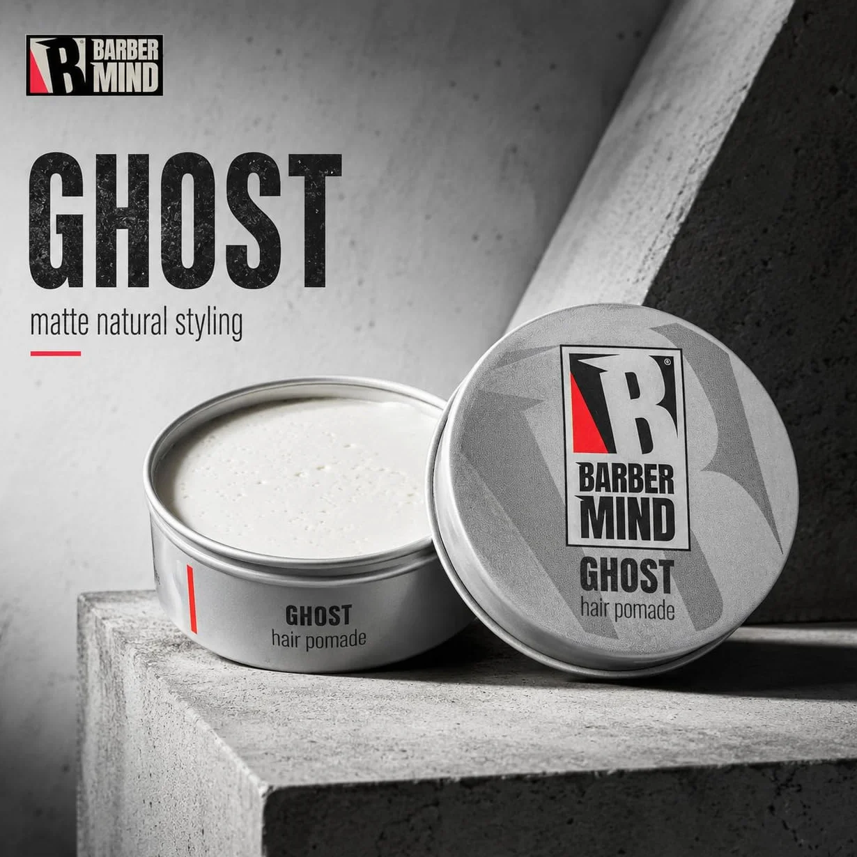 Pomada Cabello Mate Ghost Barber Mind 100ml