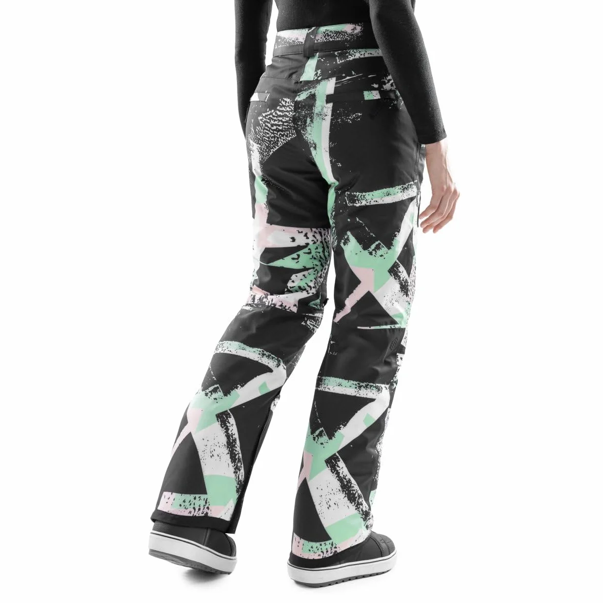 SIROKO - Spodnie Snowboardowe dla Kobiet Siroko P1-W Groove - XXS - Wielokolorowy/Czarny