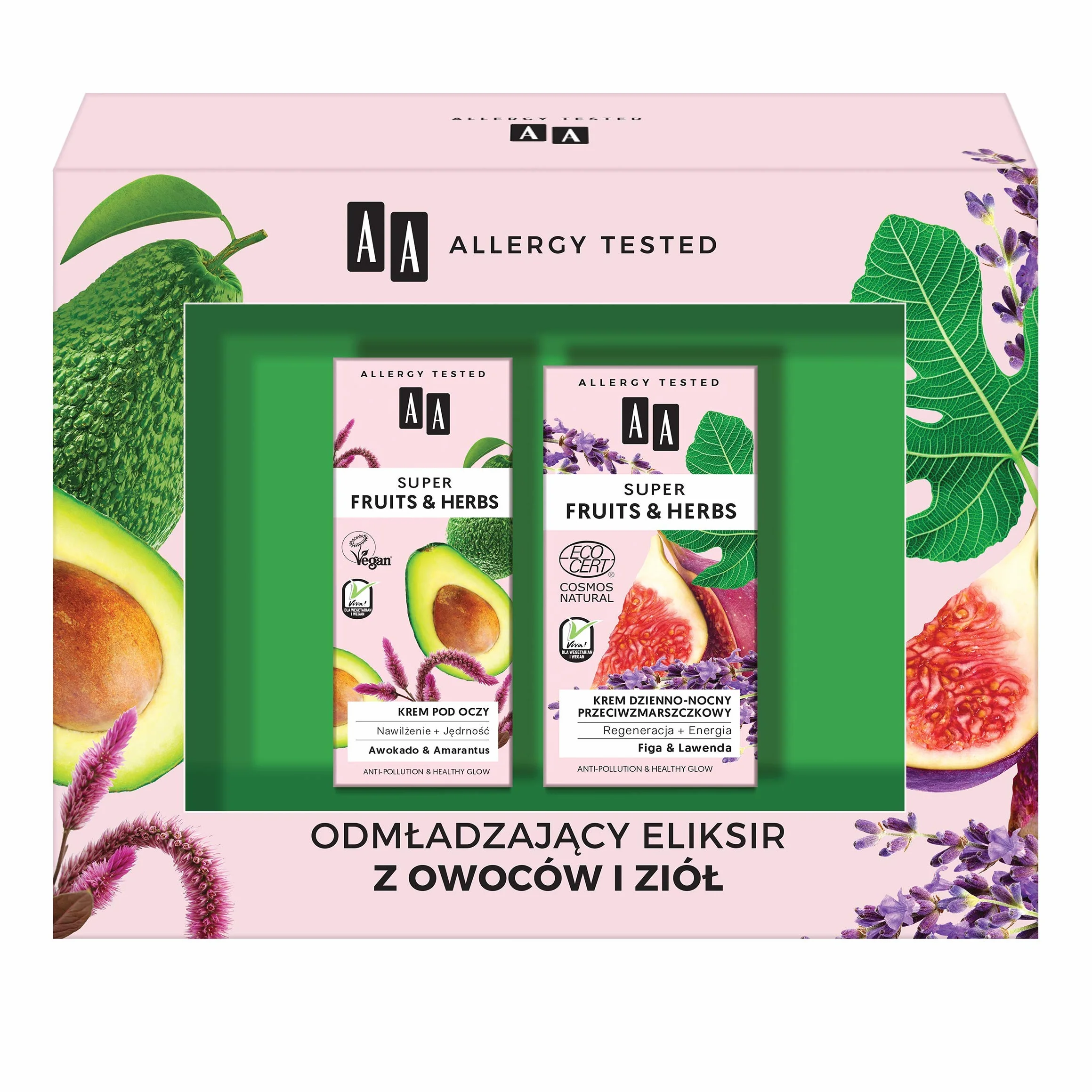 Aa Super Fruits & Herbs Zestaw Kosmetyków, 15 ml + 50 ml