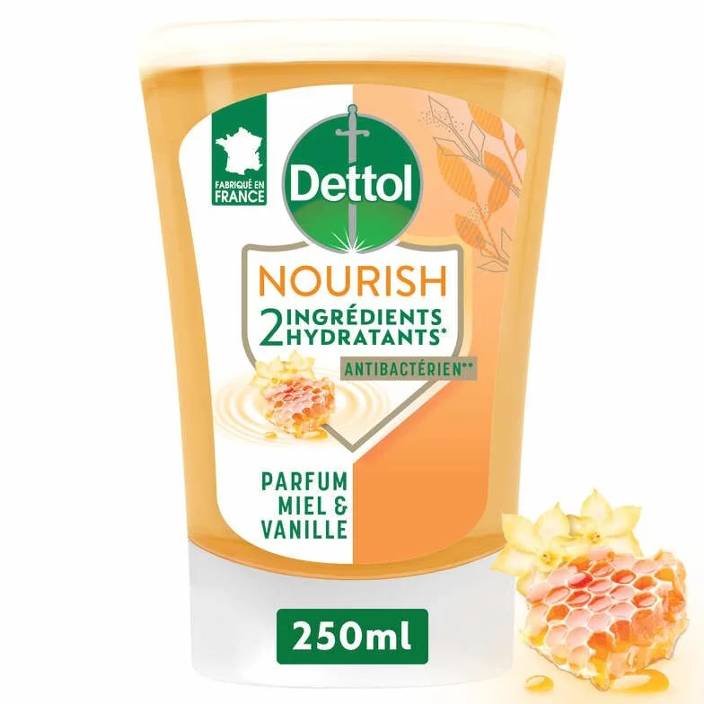 Dettol No Touch Care+ miod/shea suchy 250ml