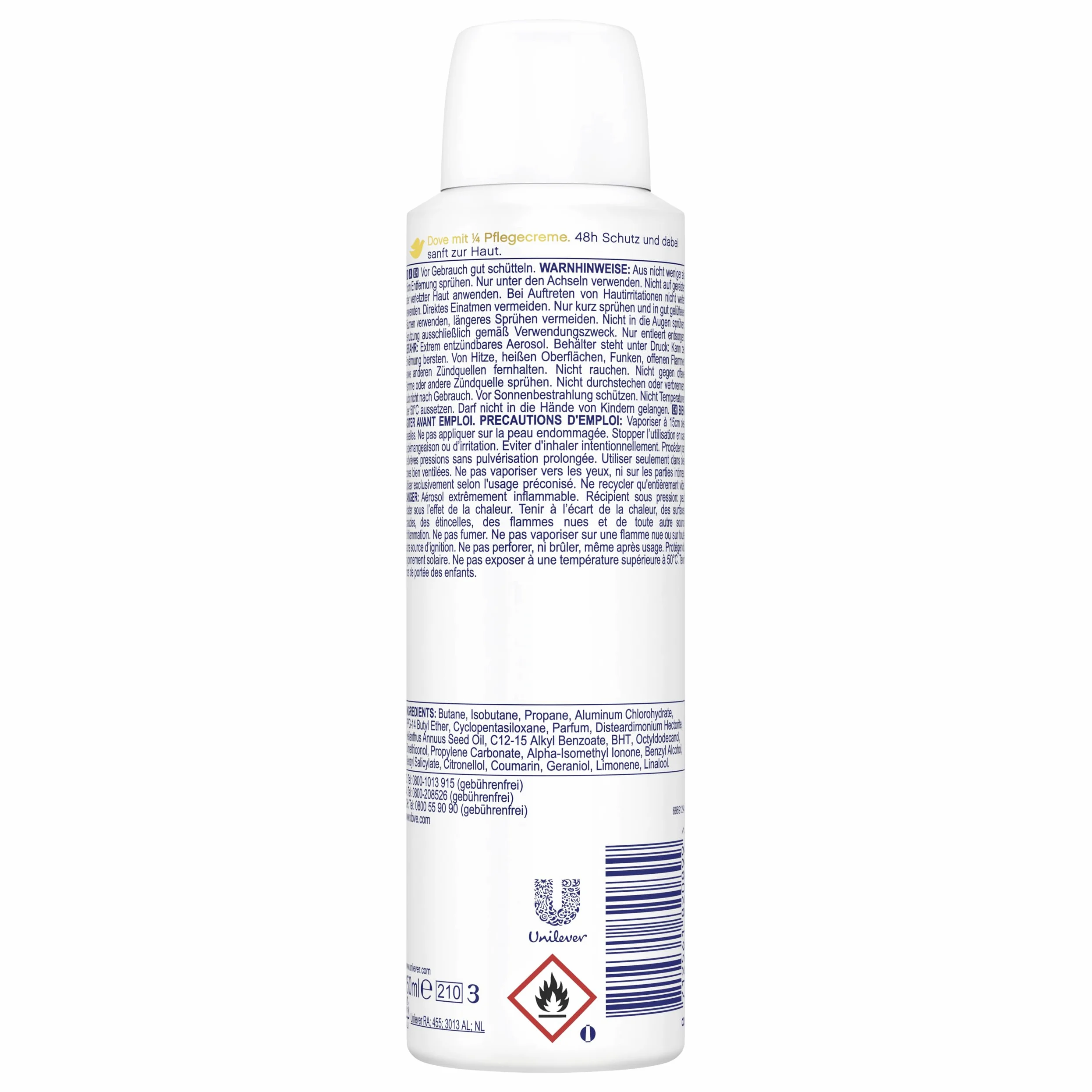 Dove Soft Feel Antyperspirant 6 x 150 ml