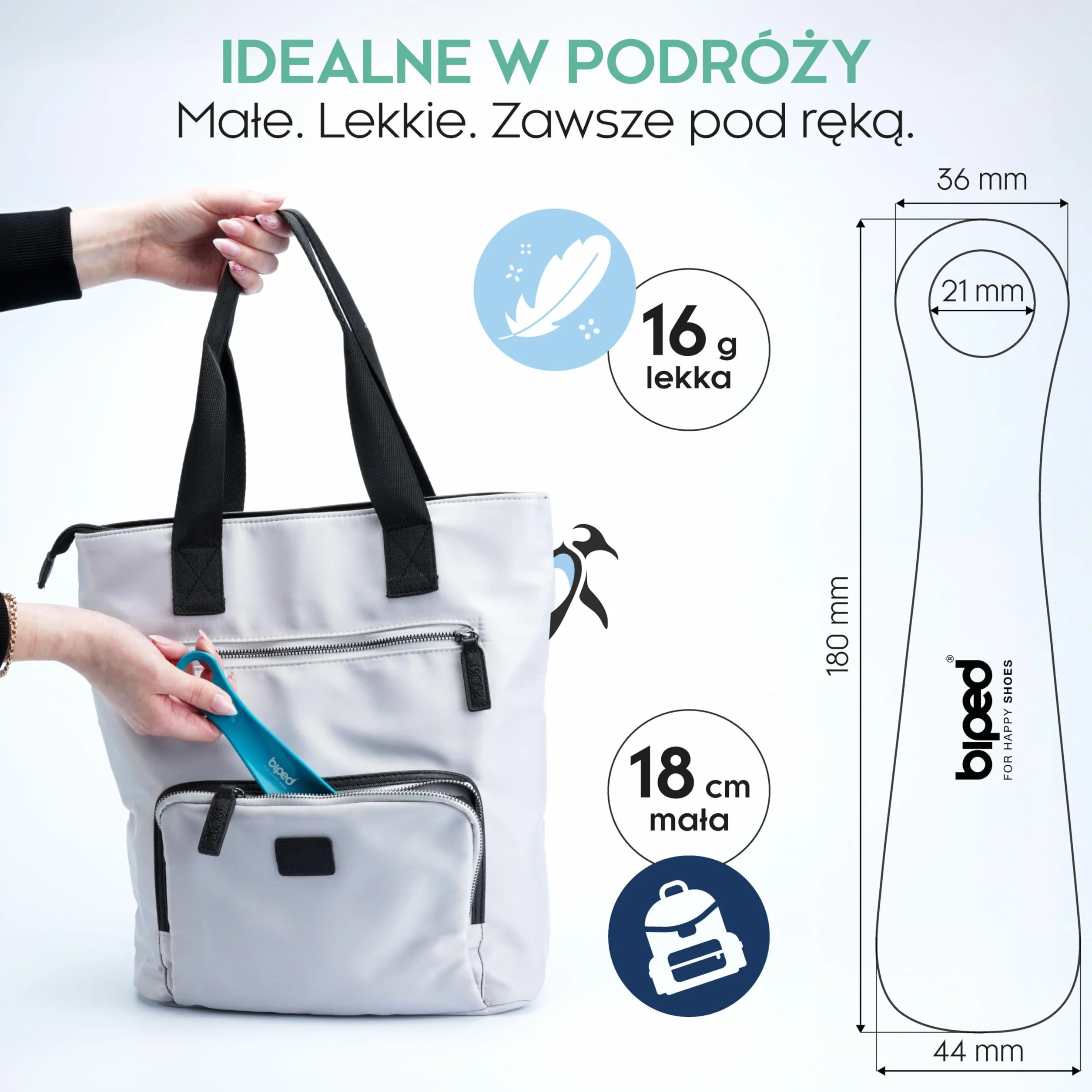 biped zestaw 3 łyżek do butów z tworzywa 18 cm – Ergonomiczne mini łyżki podróżne – Praktyczne lekkie akcesoria dla dzieci i dorosłych z1570(dark sky)