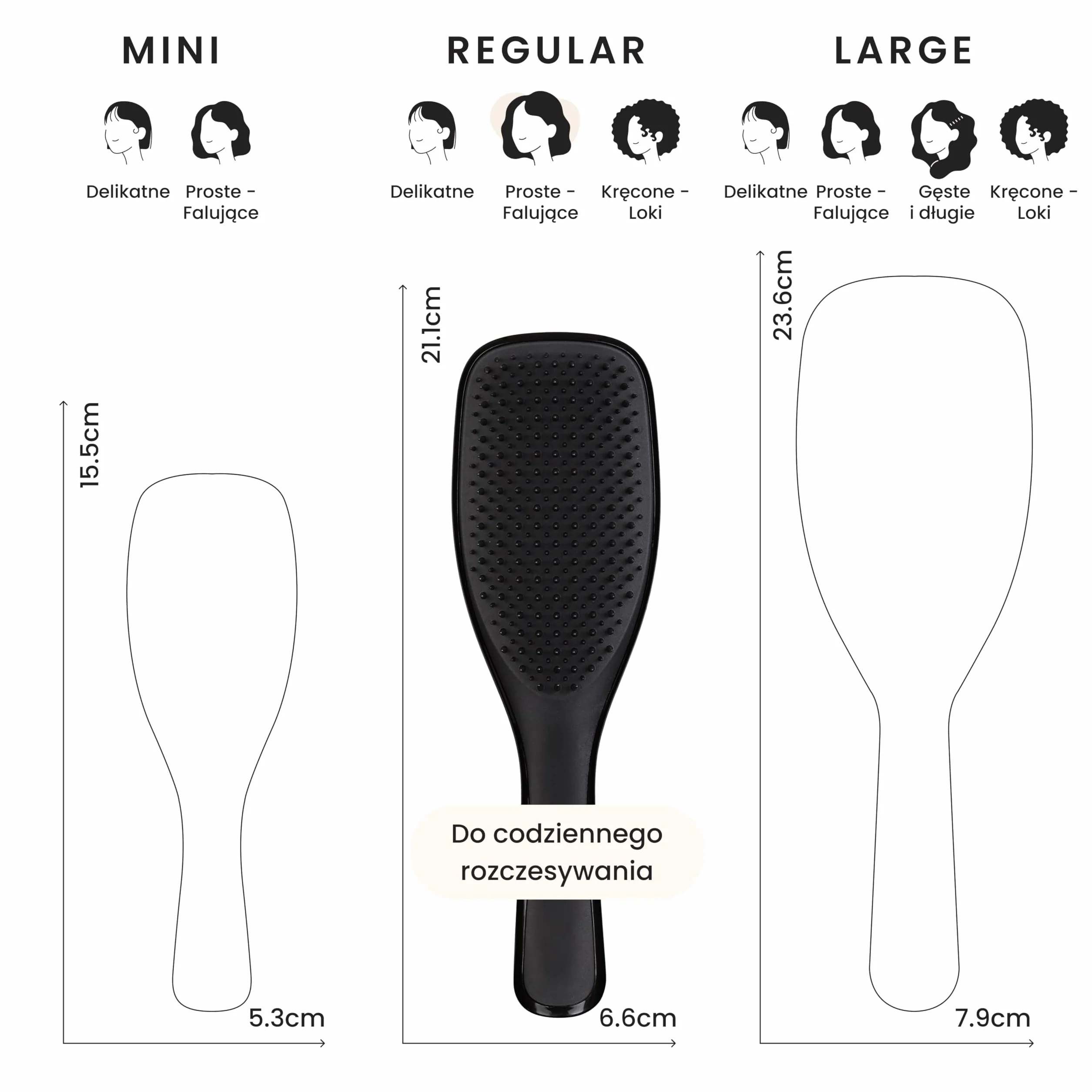 Tangle Teezer Ultimate Detangler - Szczotka do rozczesywania do wszystkich rodzajów włosów - Dwupoziomowe ząbki zmniejszają łamliwość i eliminują splątania - Lukrecjowa czerń