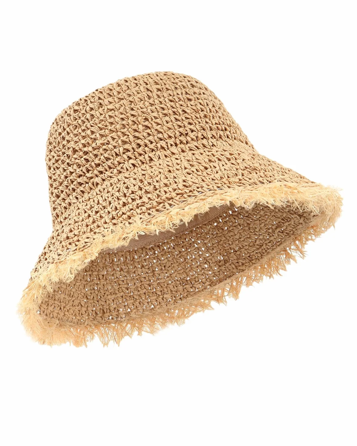 Zylioo L/XL słomkowe kapelusze wiadro dla dużych głów kapelusz przeciwsłoneczny 60 cm czapki letnia ochrona przed słońcem UPF50+ czapka na plażę wakacje