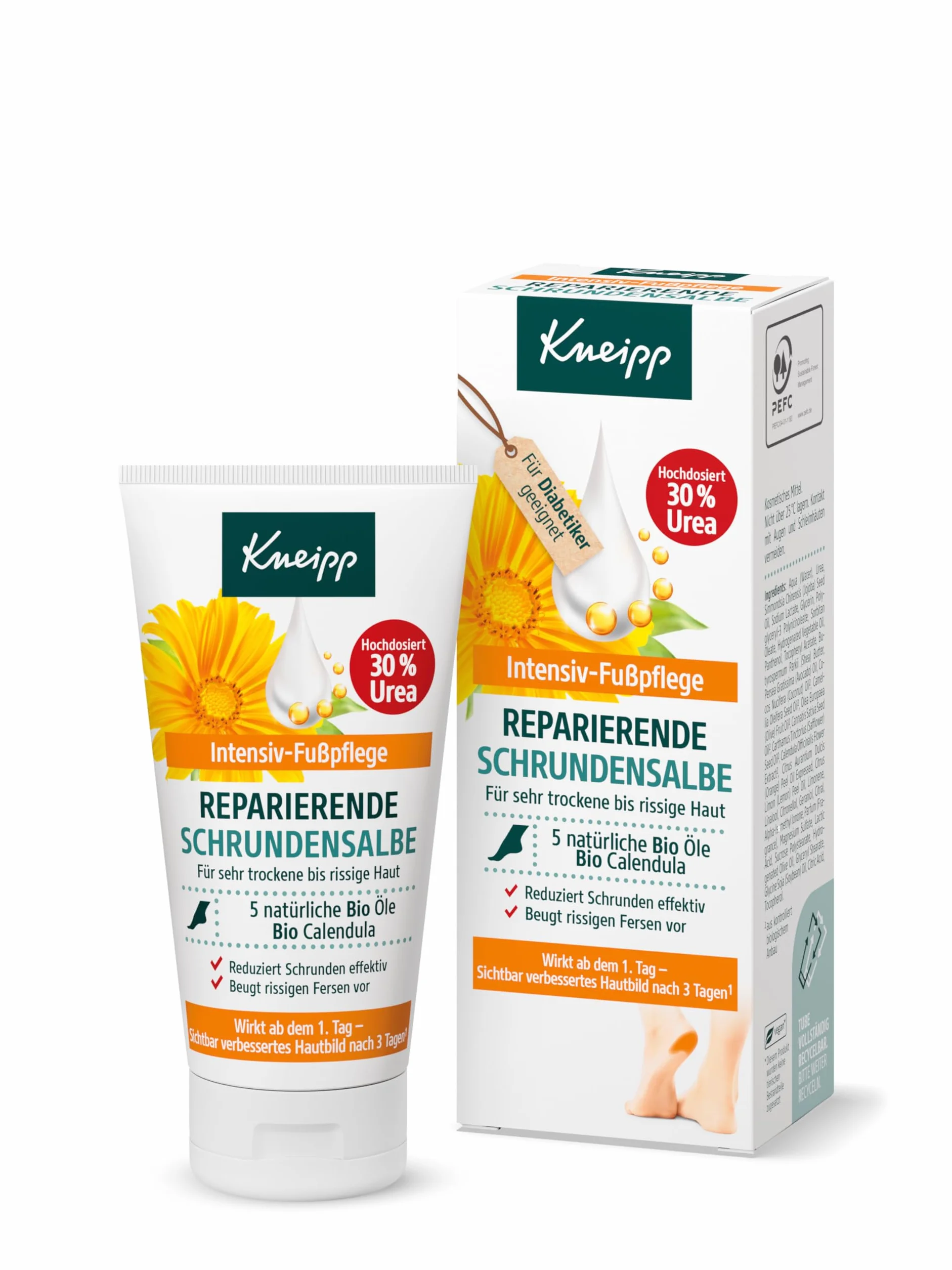 Kneipp Maść regenerująca z 30% mocznikiem do stóp 50 ml