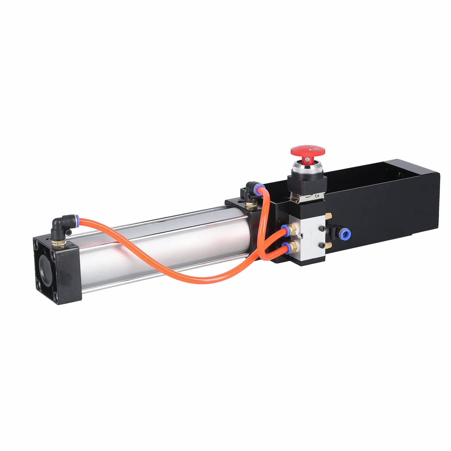 Fafeicy Pneumatyczna kruszarka do puszek 100 Psi, stal + aluminium, styl przemysłowy, neutralny (biały/czarny), narzędzia do recyklingu