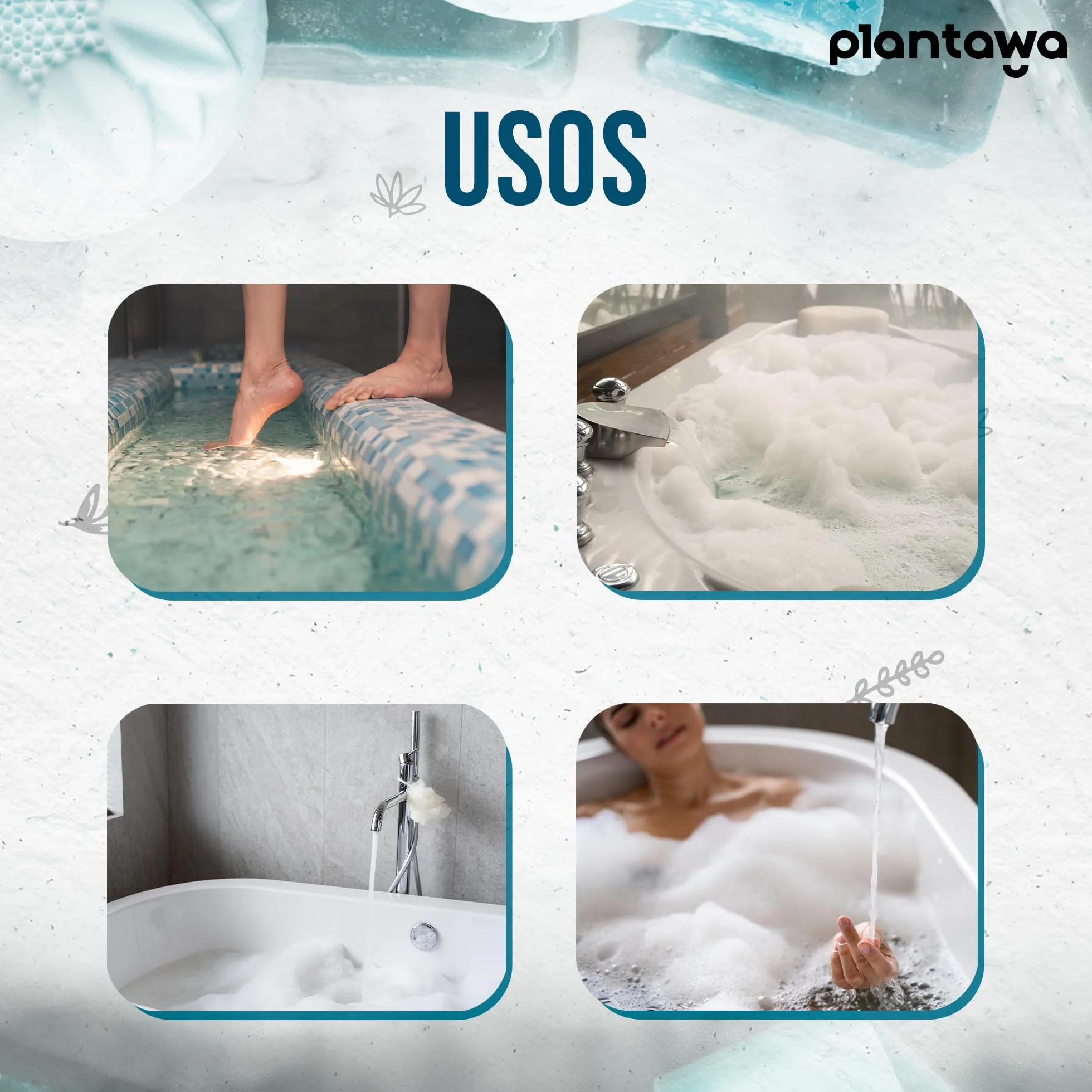 Plantawa Epsom sól 6 kg, koncentrat soli do kąpieli z czystego magnezu, naprawa i pieniąca kąpiel, bez toksyn i dodatków, regenerujący sen | 100% naturalna, skuteczna pielęgnacja ciała.