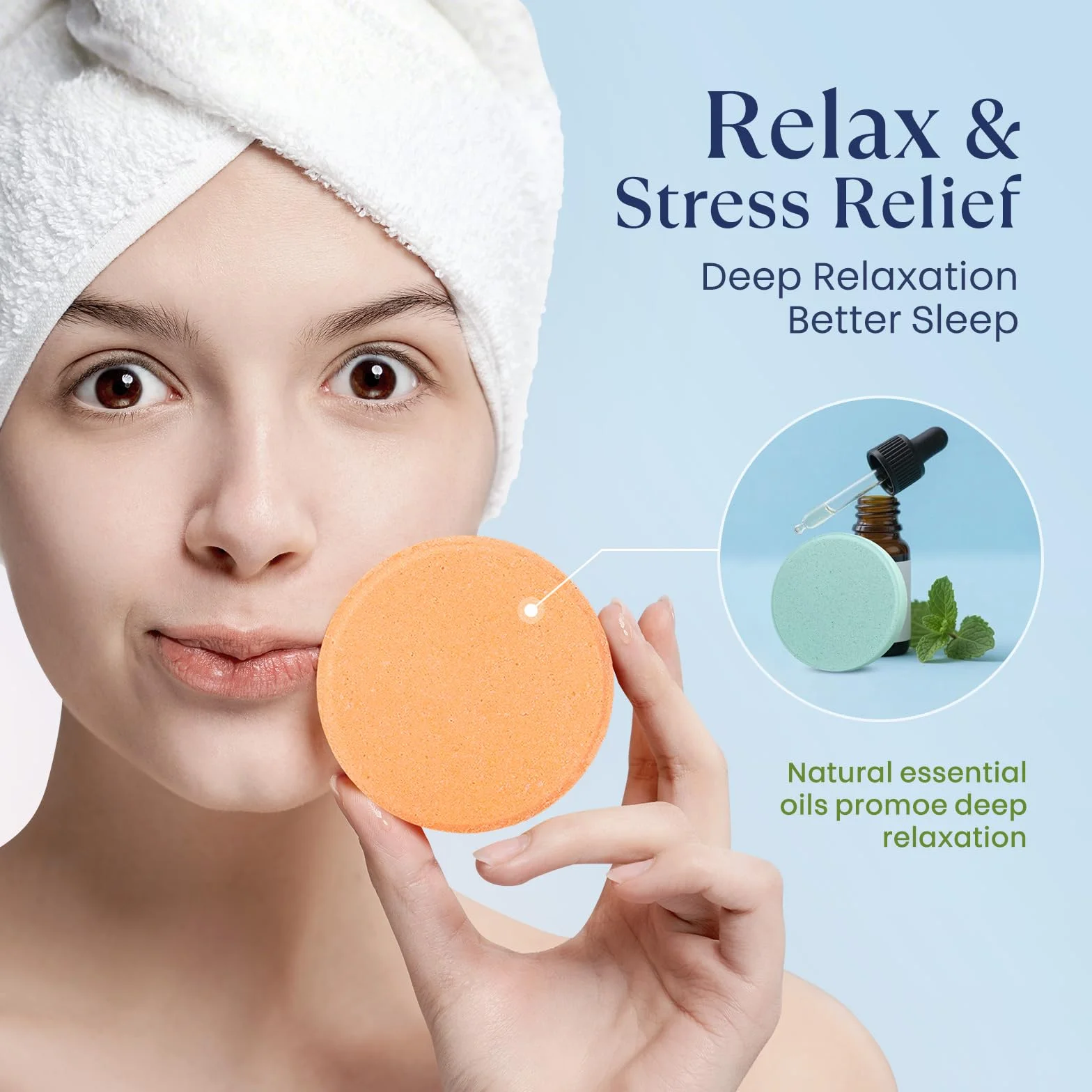 Zestaw Prezentów Spa Shower Steamers Aromaterapia z Olejkami Esencjonalnymi 8 szt dla Kobiet Mamy Żony