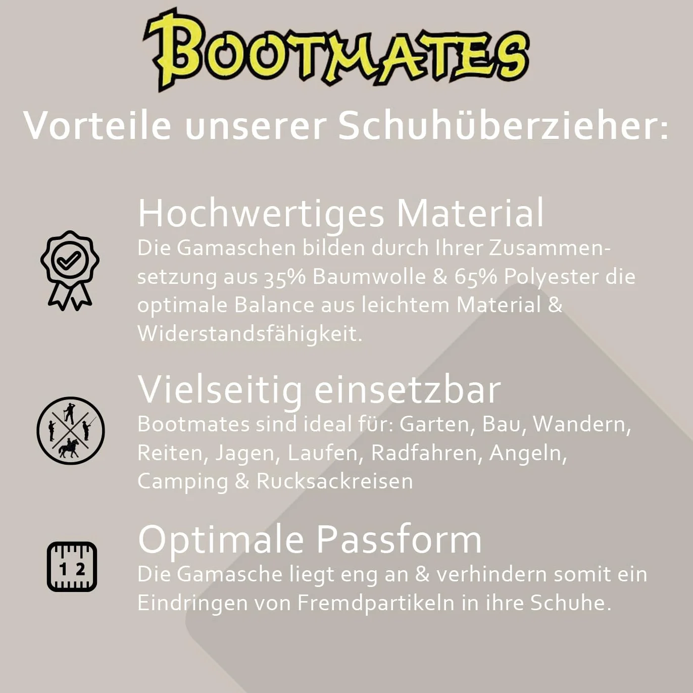 2.0 Ochraniacze na buty, getry do wędrówek, akcesoria turystyczne, getry na buty do ogrodu i jazdy konnej, odzież robocza do lasu, budowy dróg i rzemiosła, krótkie kalosze (khaki)