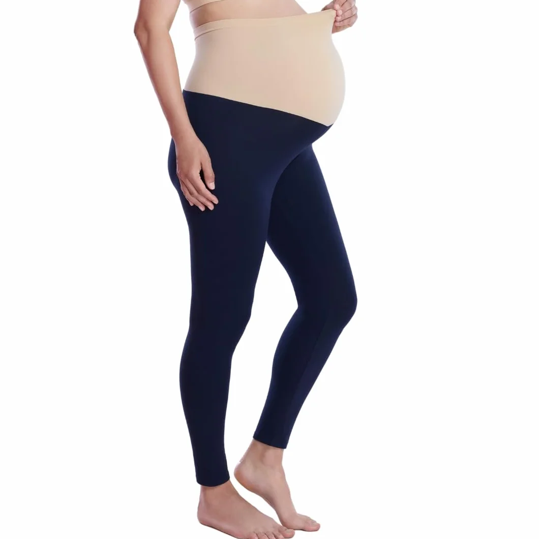 Motherhood Maternity Plus-size Full Length Secret Fit Belly Leggings - Leginsy Kobiety