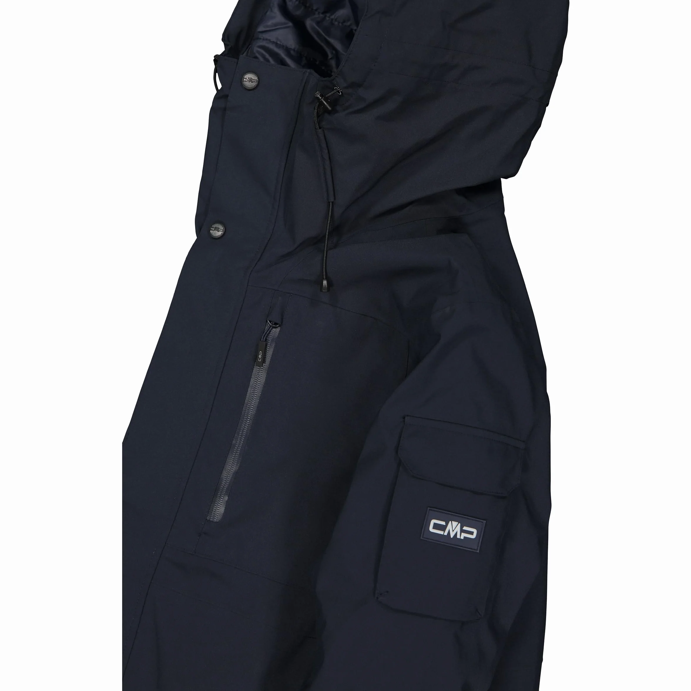 CMP Męska kurtka narciarska z kapturem Black Blue 56