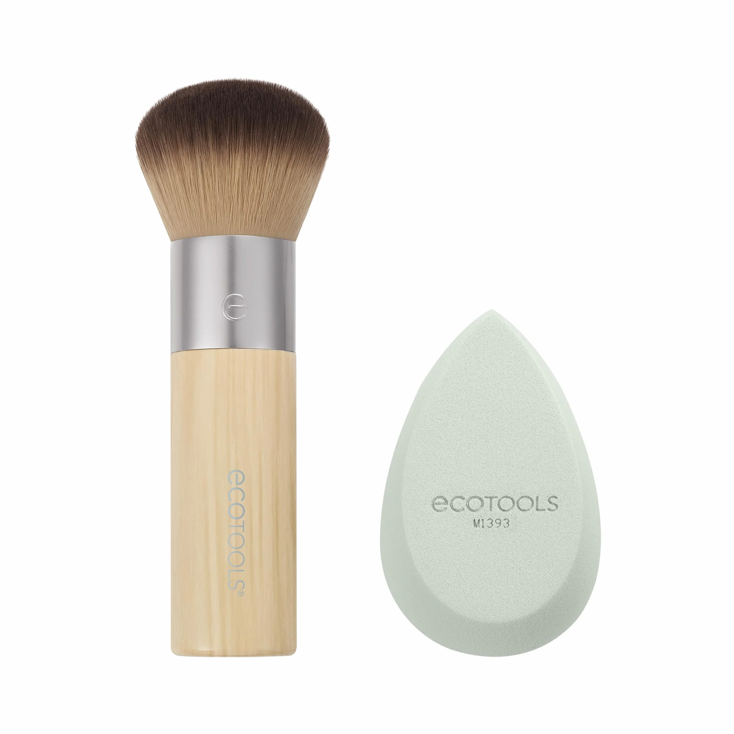 EcoTools Blend + Blur Makeup Brush and Sponge Duo, 2 sztuki