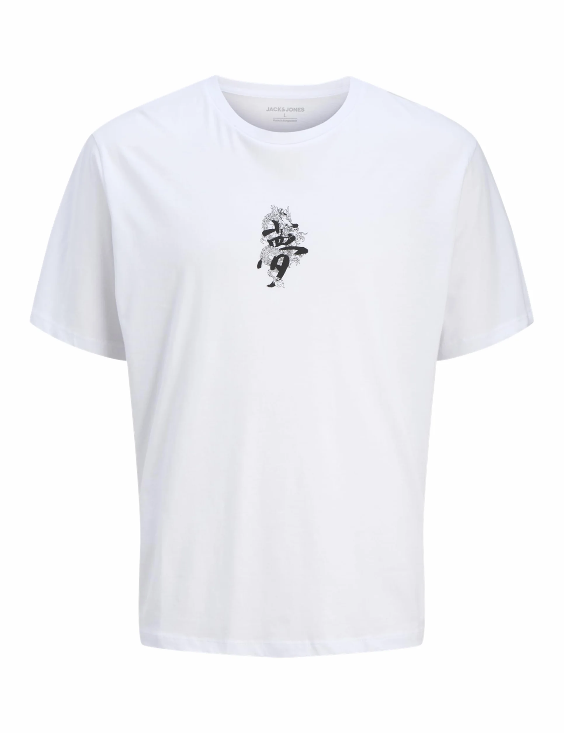 JACK & JONES Jjmiko Tee SS Crew Neck Jnr, biały, 164
