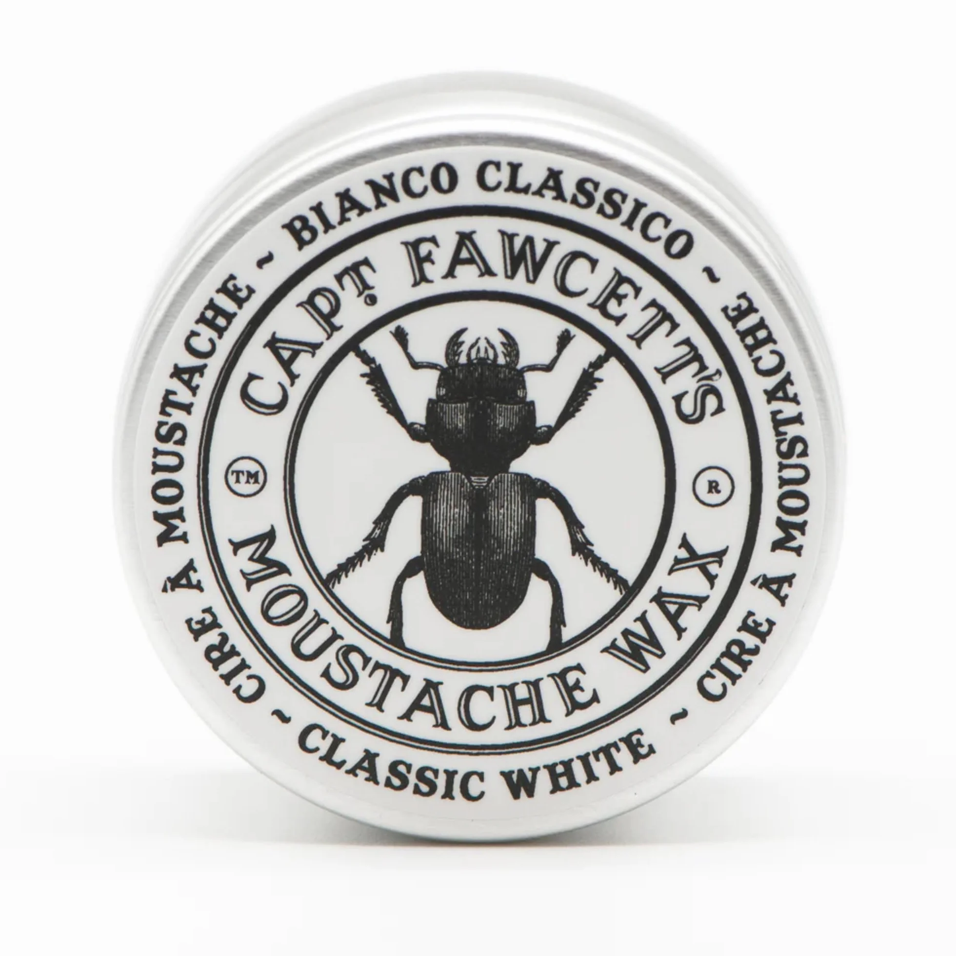 Captain Fawcett Bianco Classico wosk do wąsów