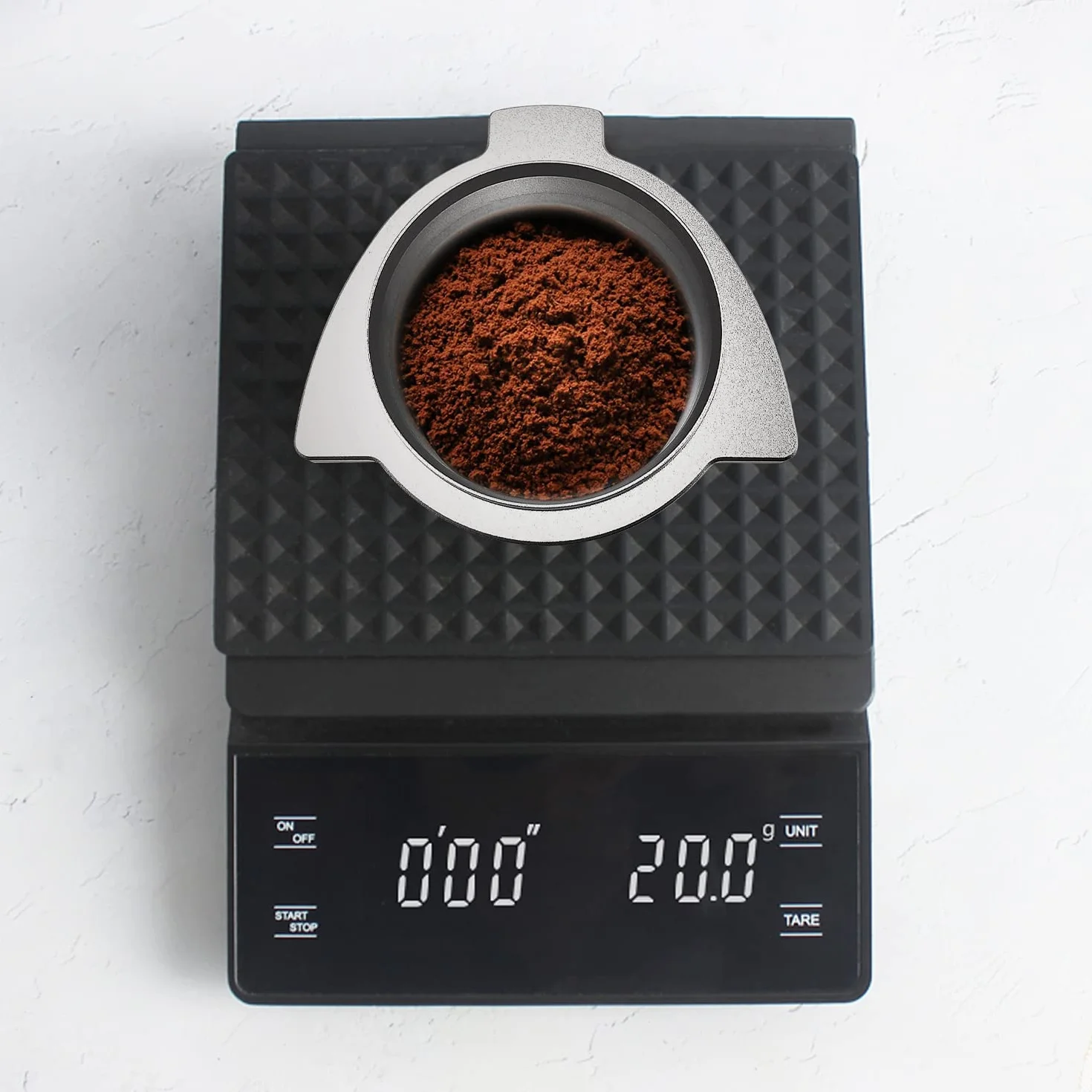 54 mm kubek dozujący do espresso kubek do kawy mielona ważenie barista akcesoria aluminium metal do szałwii Delonghi Breville Portafilter, srebrny