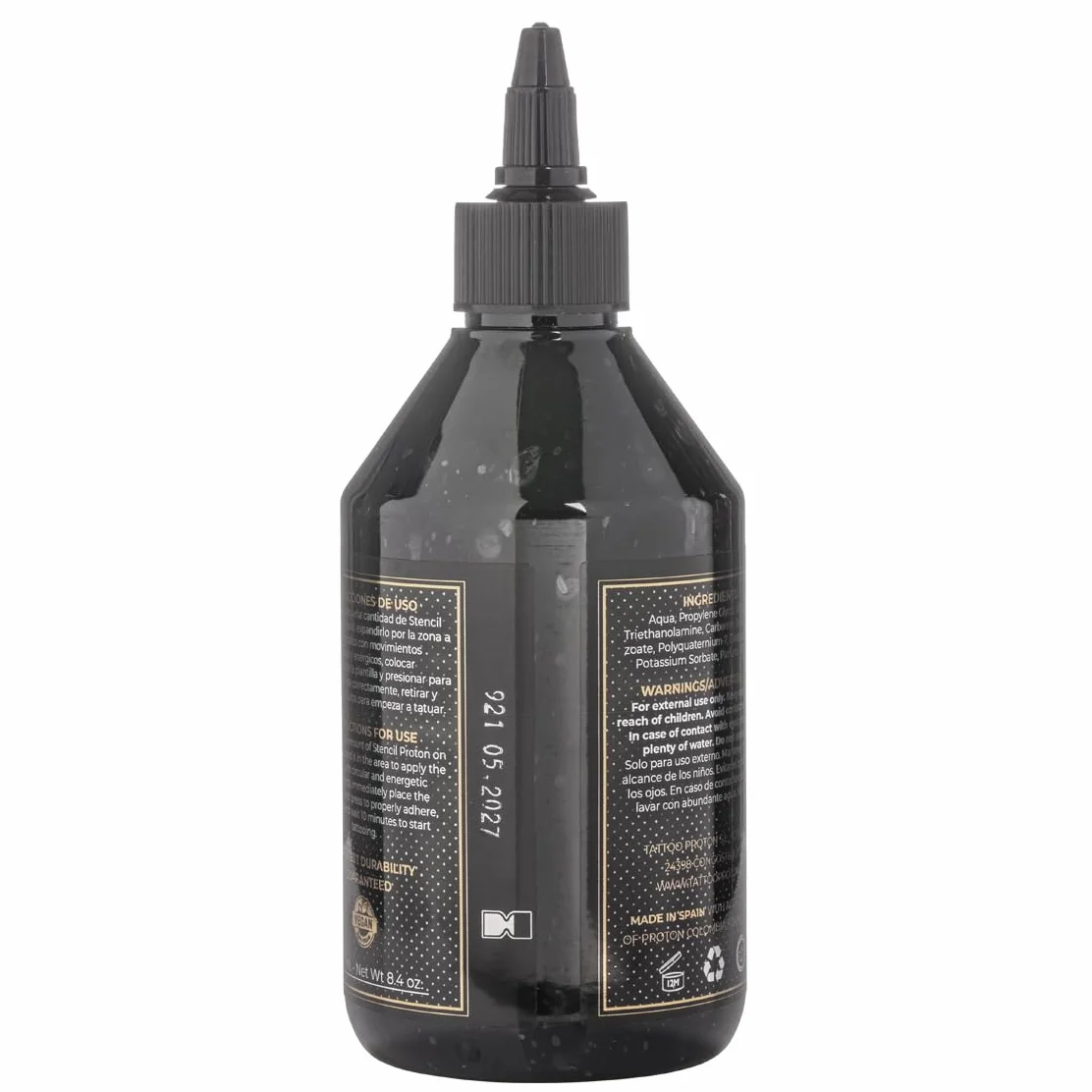 Black Label - Proton Professional Stencil Primer - 250 ml / 8,5 uncji Szablony do tatuażu ekstremalne utrwalacz tatuażu