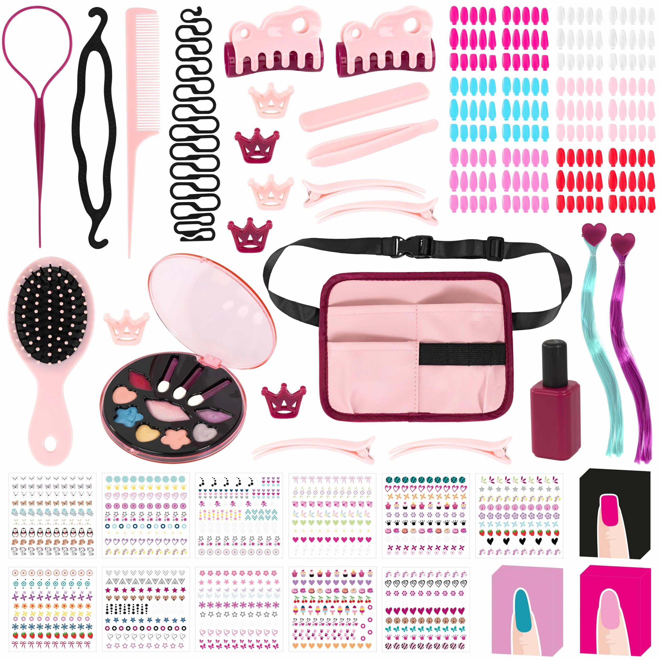 Bayer Design 90090AA Charlene Magic Nails glowica do stylizacji o wysokosci z dłońmi i paznokciami, makijaż, akcesoria do włosów, naklejki, 30 cm