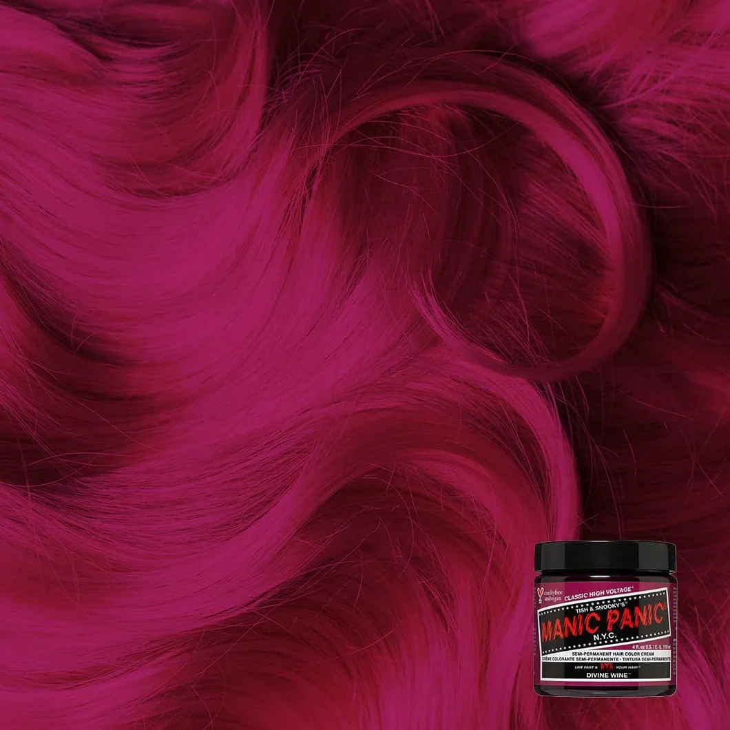Manic Panic Classic High Voltage Divine Wine 118ml półtrwały krem barwiący