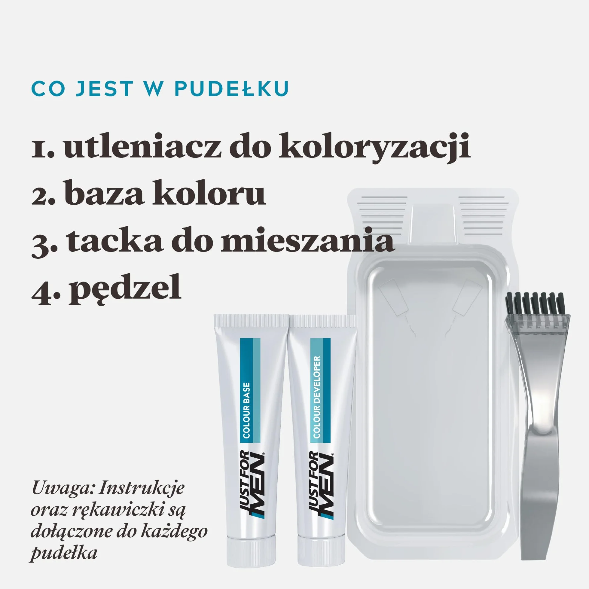 Just For Men Farba do Brody i Wąsów w Kolorze Średniobrązowym, Eliminuje Siwe Włosy i Zapewnia Grubszy i Pełniejszy Wygląd, M35