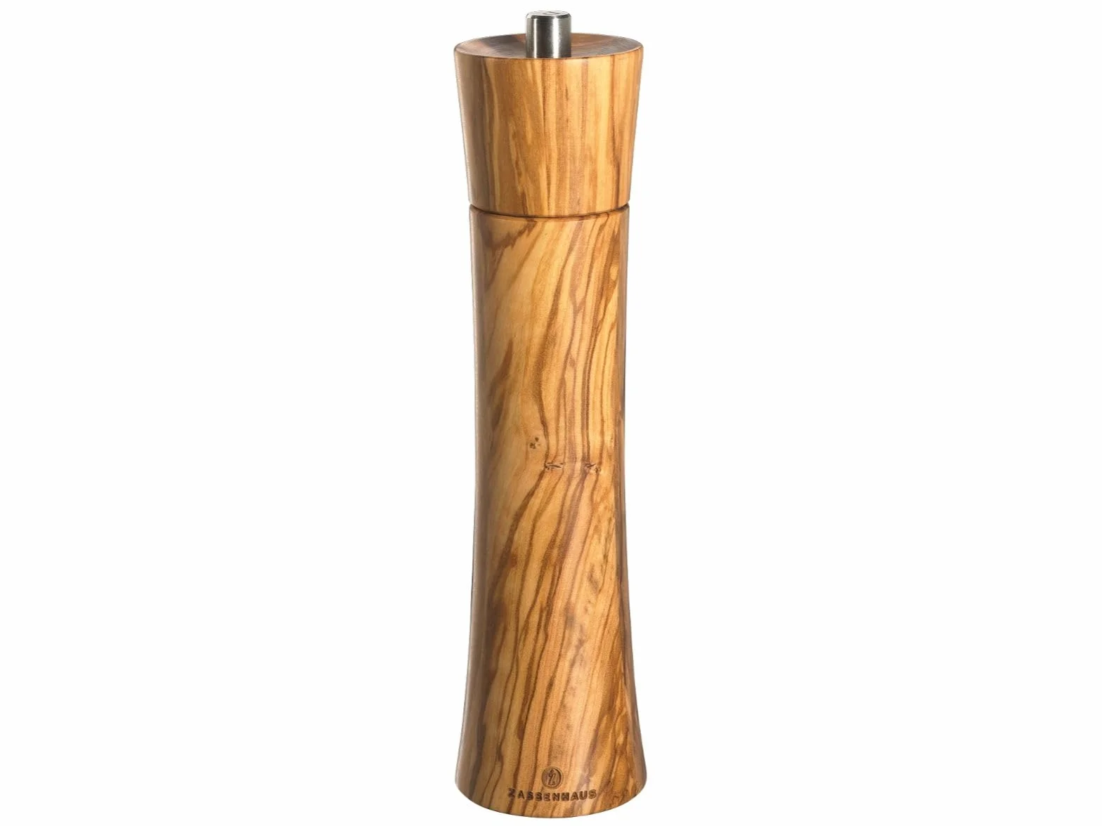 Zassenhaus Frankfurt młynek do przypraw, drewno oliwkowe, brązowy, 24 cm