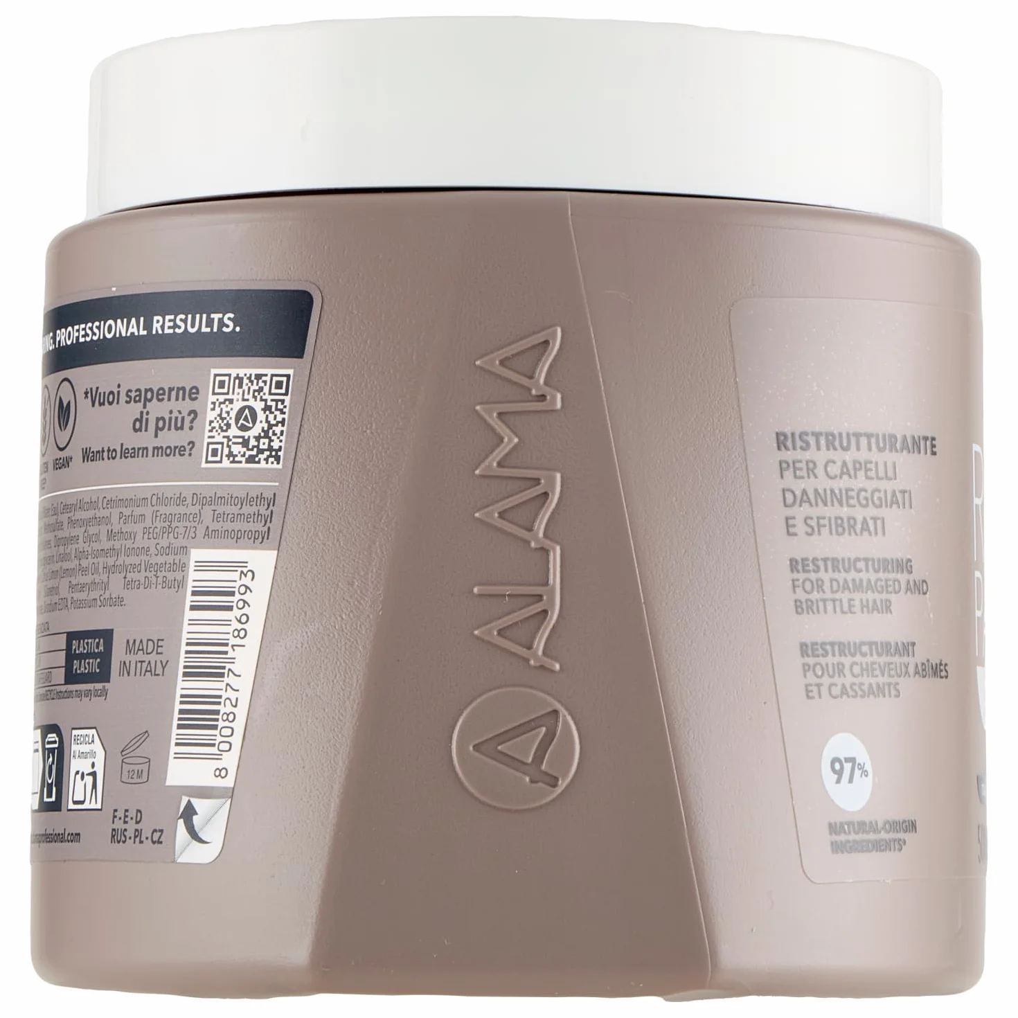 Alama Professional Repair odbudowująca maska do włosów zniszczonych i rozszczepionych, 500 ml