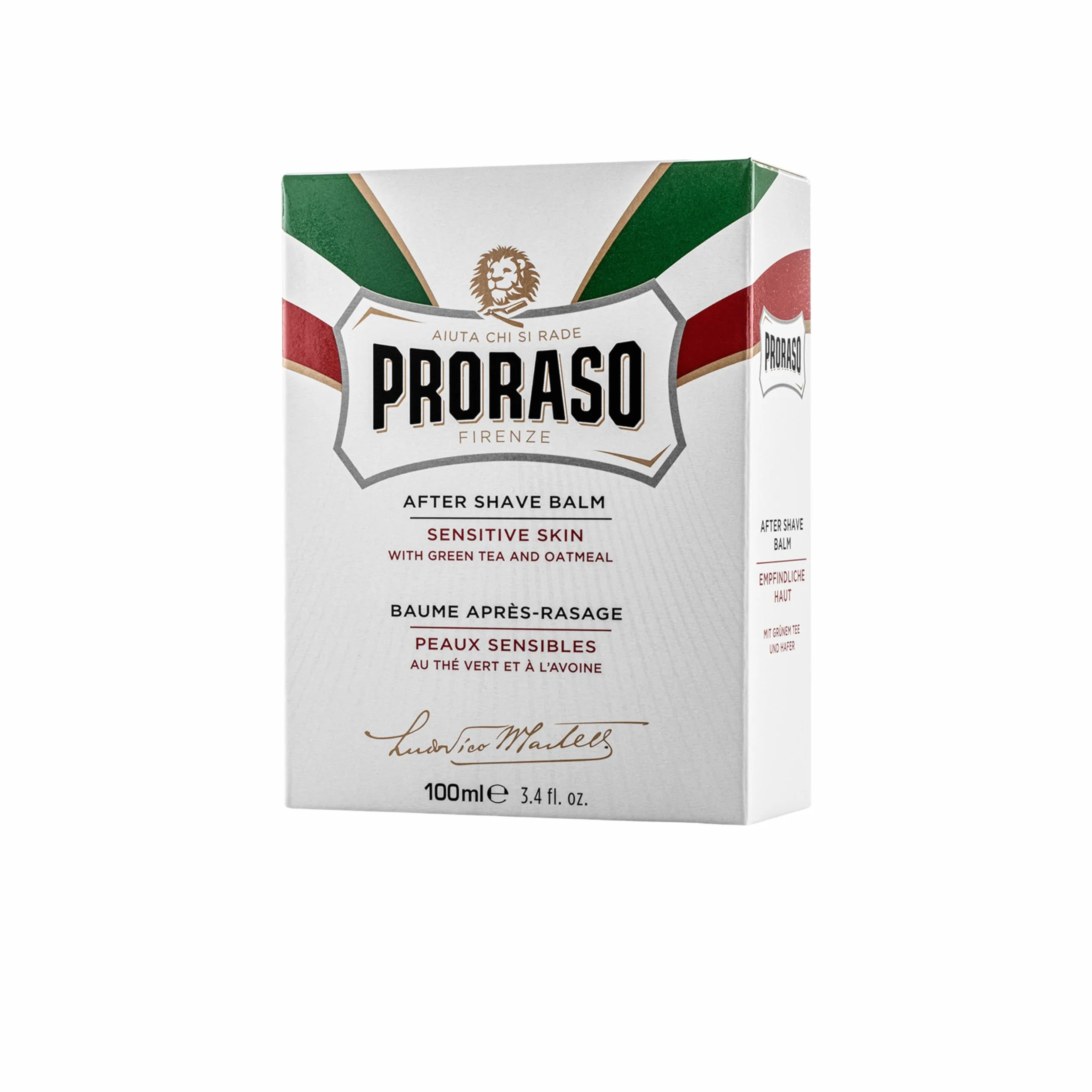 Proraso Płyn po Goleniu Balsam dla Skóry Wrażliwej 100 ml, Biały