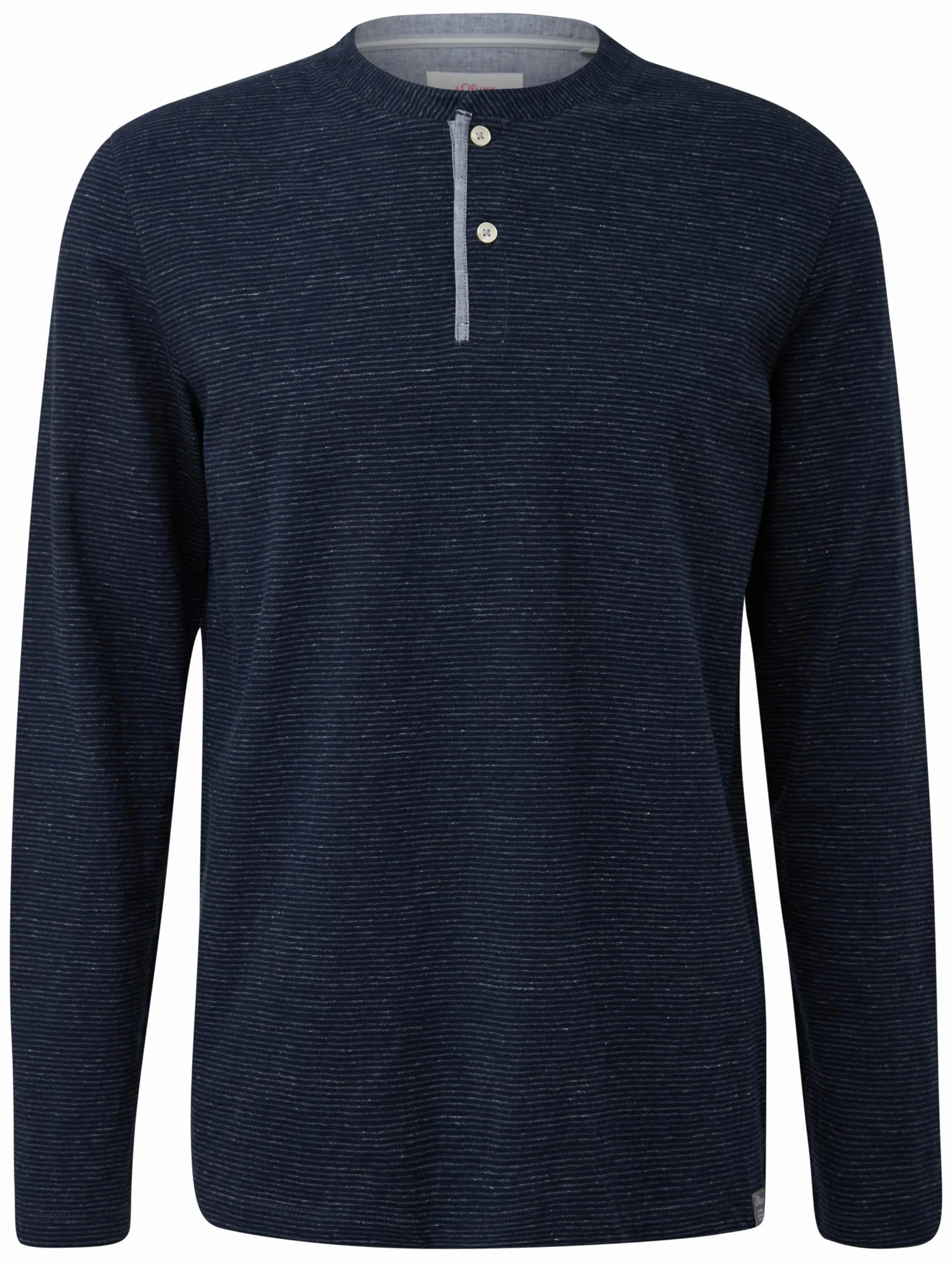 s.Oliver koszulka henley z długim rękawem Mężczyźni 2141474