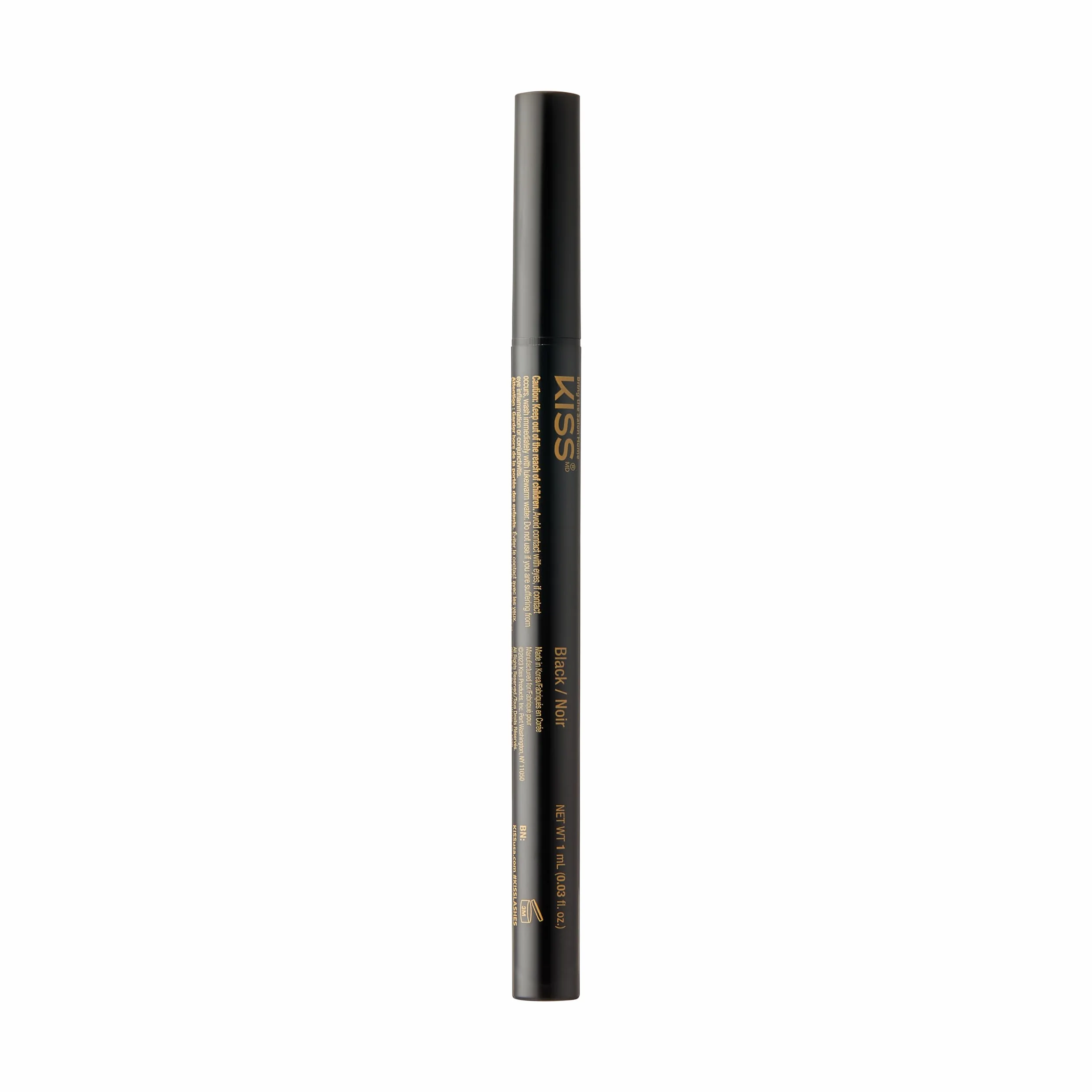 Kiss Klej do rzęs Eyeliner, czarny, 0.7ml