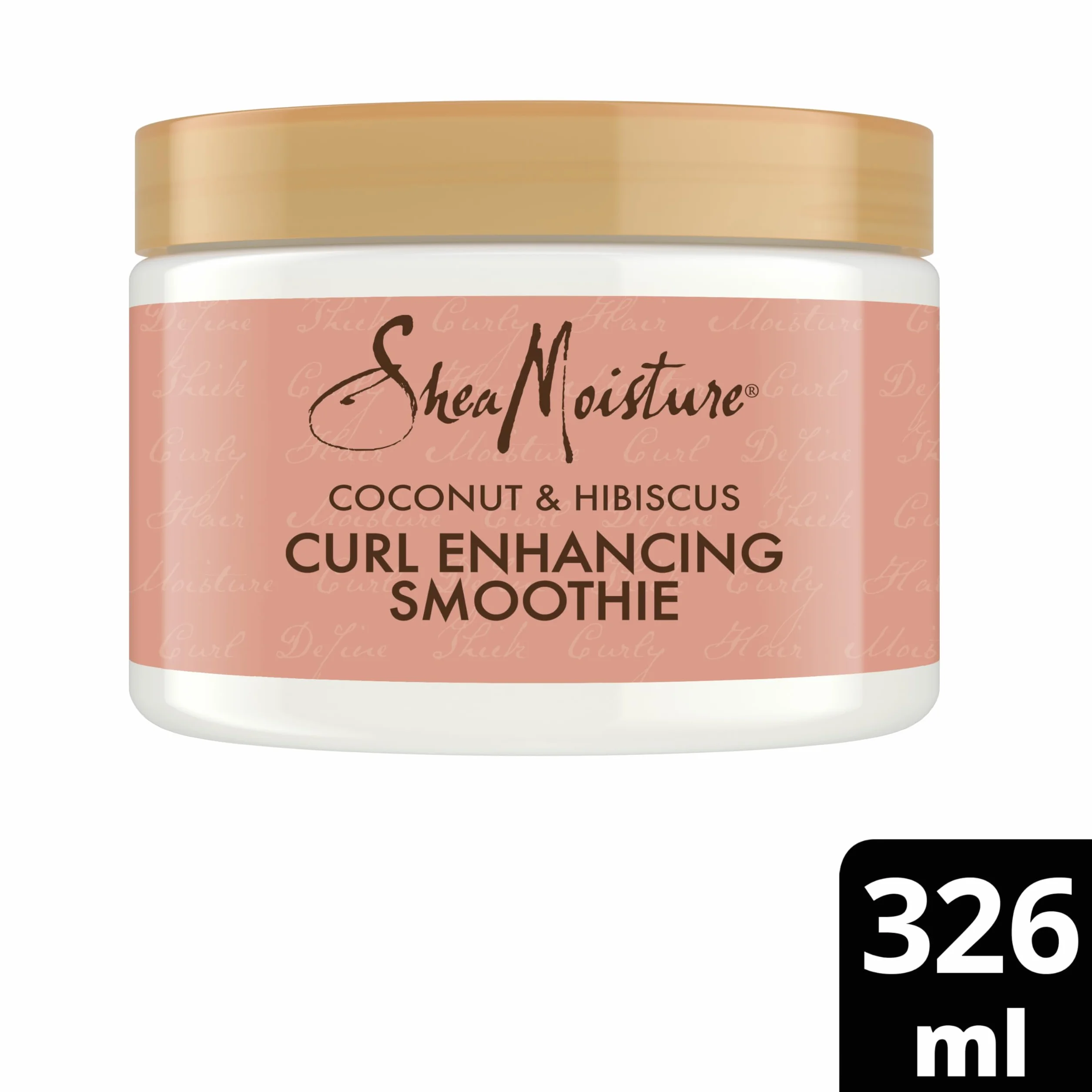 SheaMoisture Krem stylizujacy Curl Enhancing Smoothie do grubych, kręconych włosów Coconut & Hibiscus stylizujący krem bez spłukiwania nie zawiera silikonów ani siarczanów 326 ml