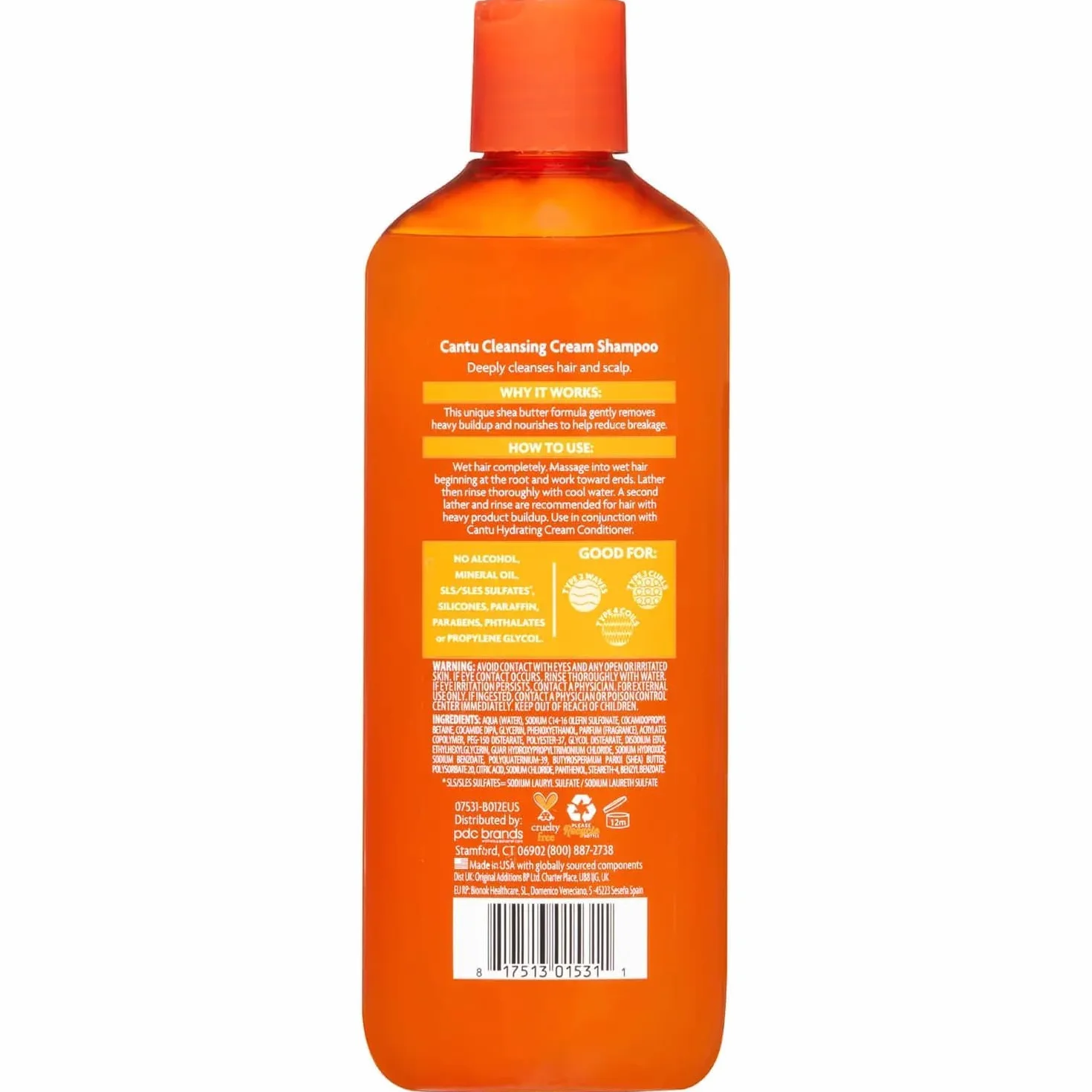 Cantu Shea Butter do włosów naturalnych Szampon i odżywka SULFATE FREE by Cantu