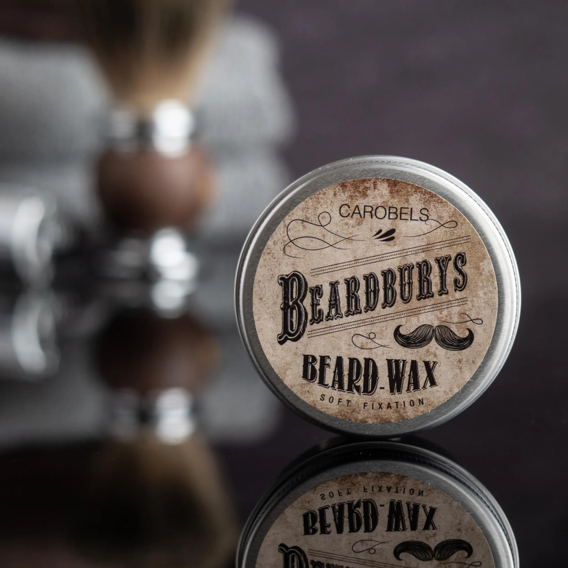 Beardburys Miękki wosk utrwalający do brody i wąsów Naturalne utrwalenie, lekka formuła, łatwa stylizacja, nie zawiera parabenów, odpowiedni do wszystkich rodzajów brody - 50g