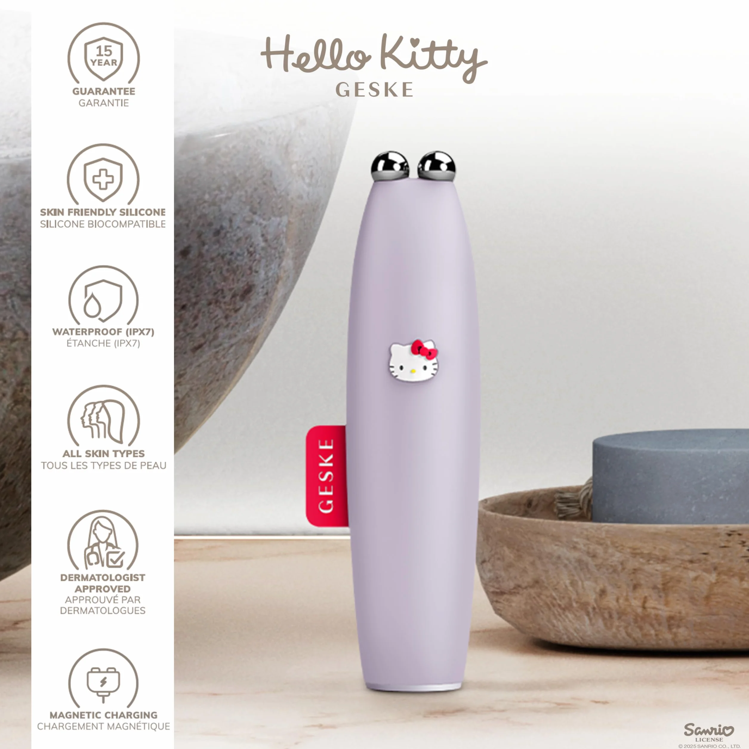 GESKE x Hello Kitty SmartAppGuided™ Pióro do liftingu twarzy z mikroprądami 6 w 1