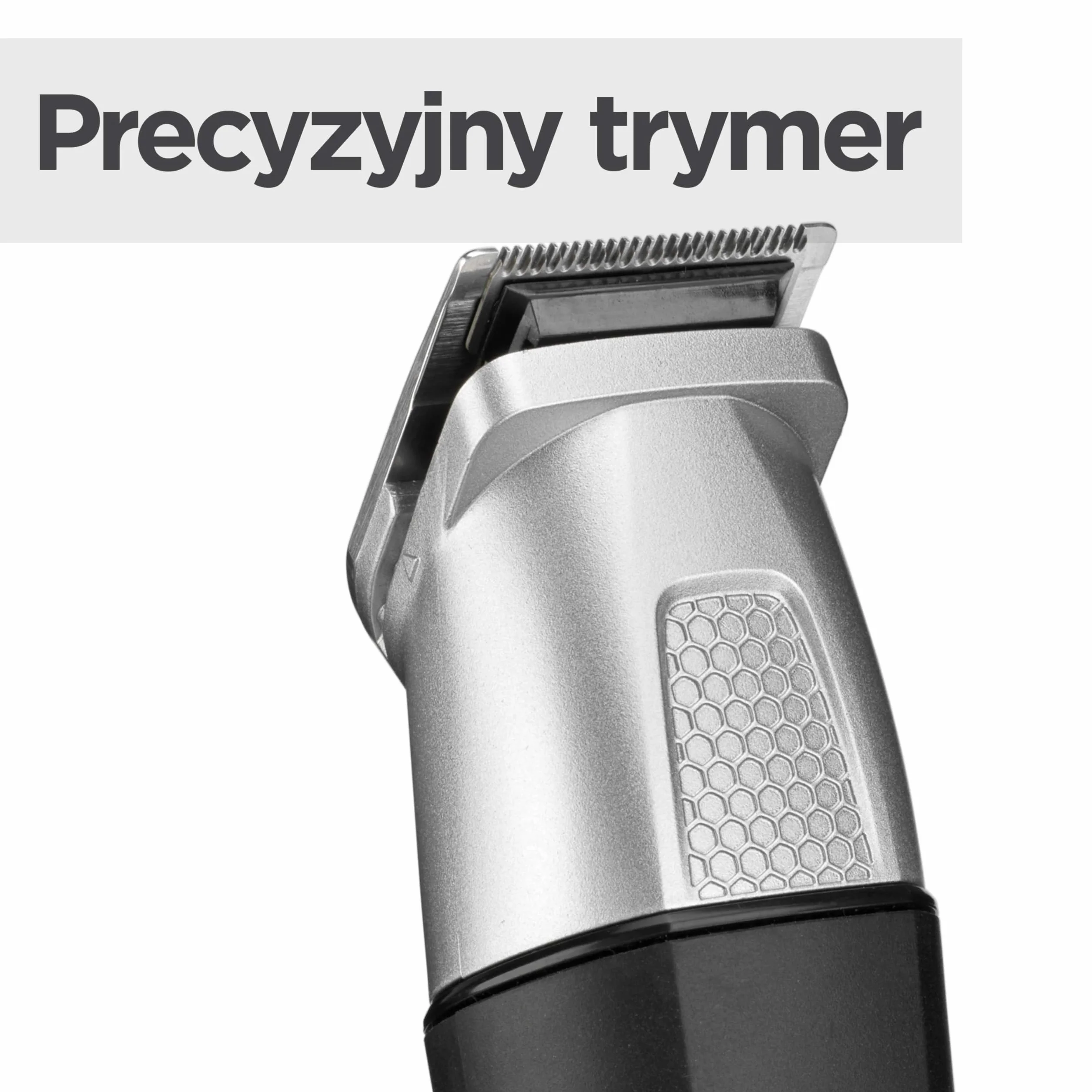 BaByliss Lithium Power 11 w 1 Multi-Trimmer - bezprzewodowy zestaw do pielęgnacji, w tym trymer do brody i trymer do nosa, wodoodporny, prezent dla mężczyzn, czarny/szary, MT812E