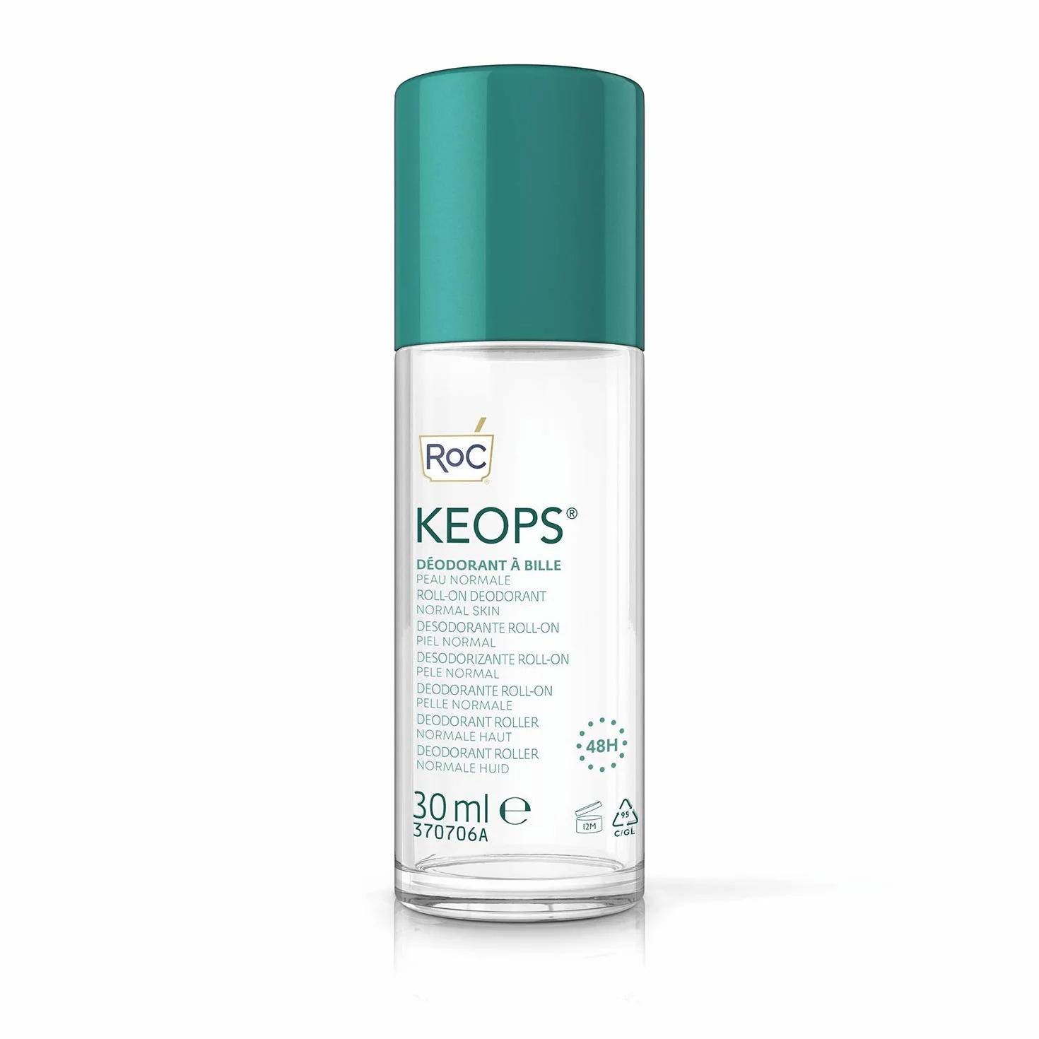 RoC Keops dezodorant w kulce antyperspirant 48h bez alkoholu 30 ml