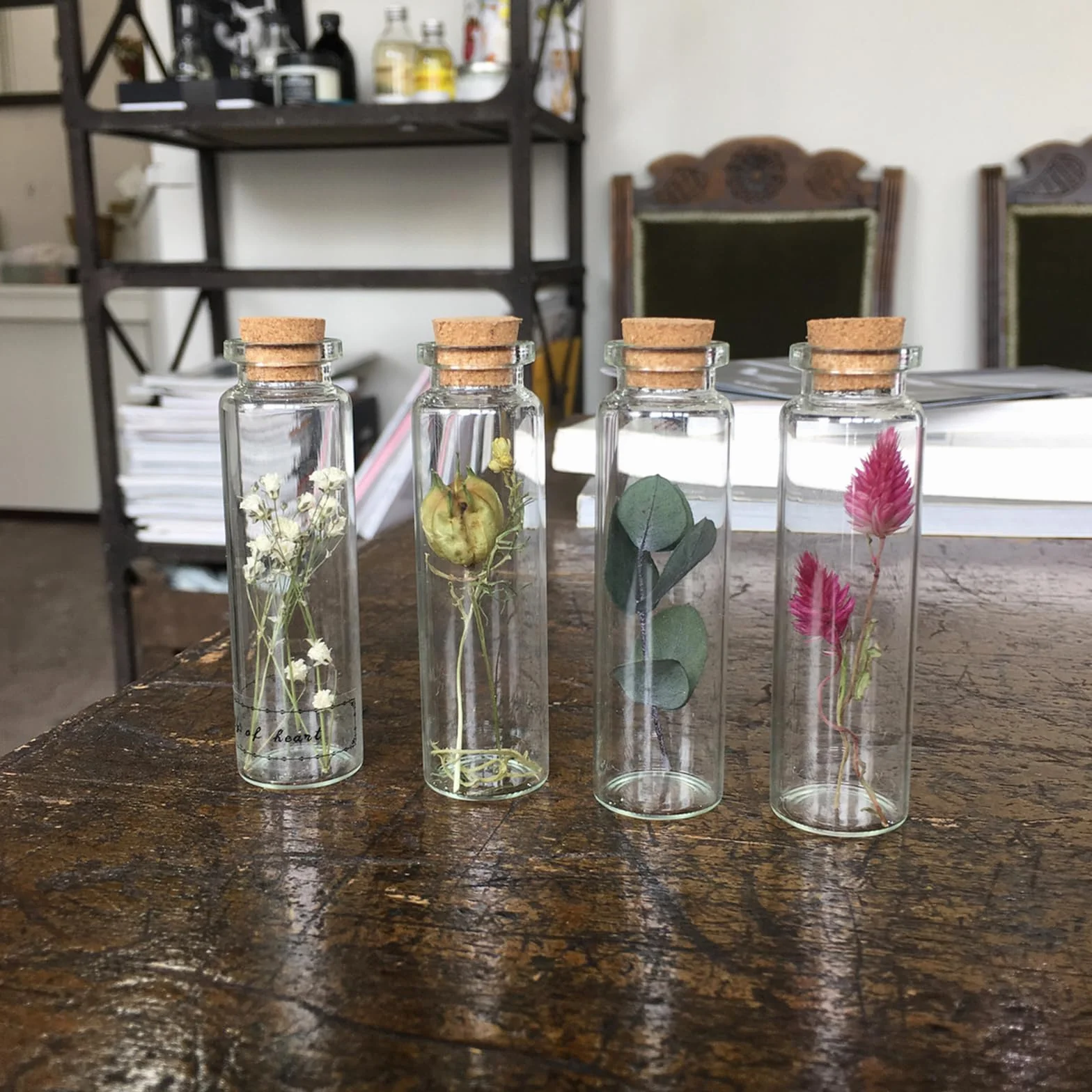 Mini szklane butelki, 8-25 ml, do napełniania, probówki z korkiem, słoiki z pokrywką, do dekoracji ślubnych