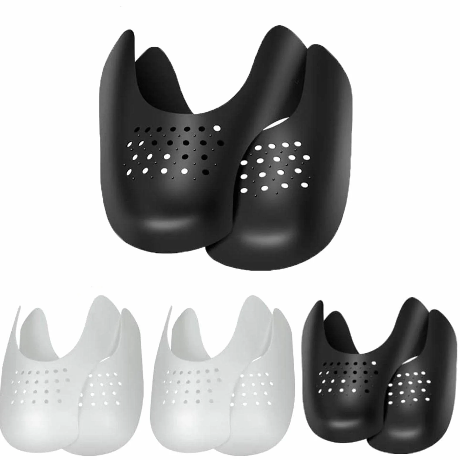 Buty Chroniące Przed Zagnieceniami, ANGGREK 4 Pary Sneaker Shoes Protector Shaper Wkładki do Butów Osłona Możliwość Krojenia Redukcja Zagnieceń Buty Chroniąca Przed Zagnieceniami