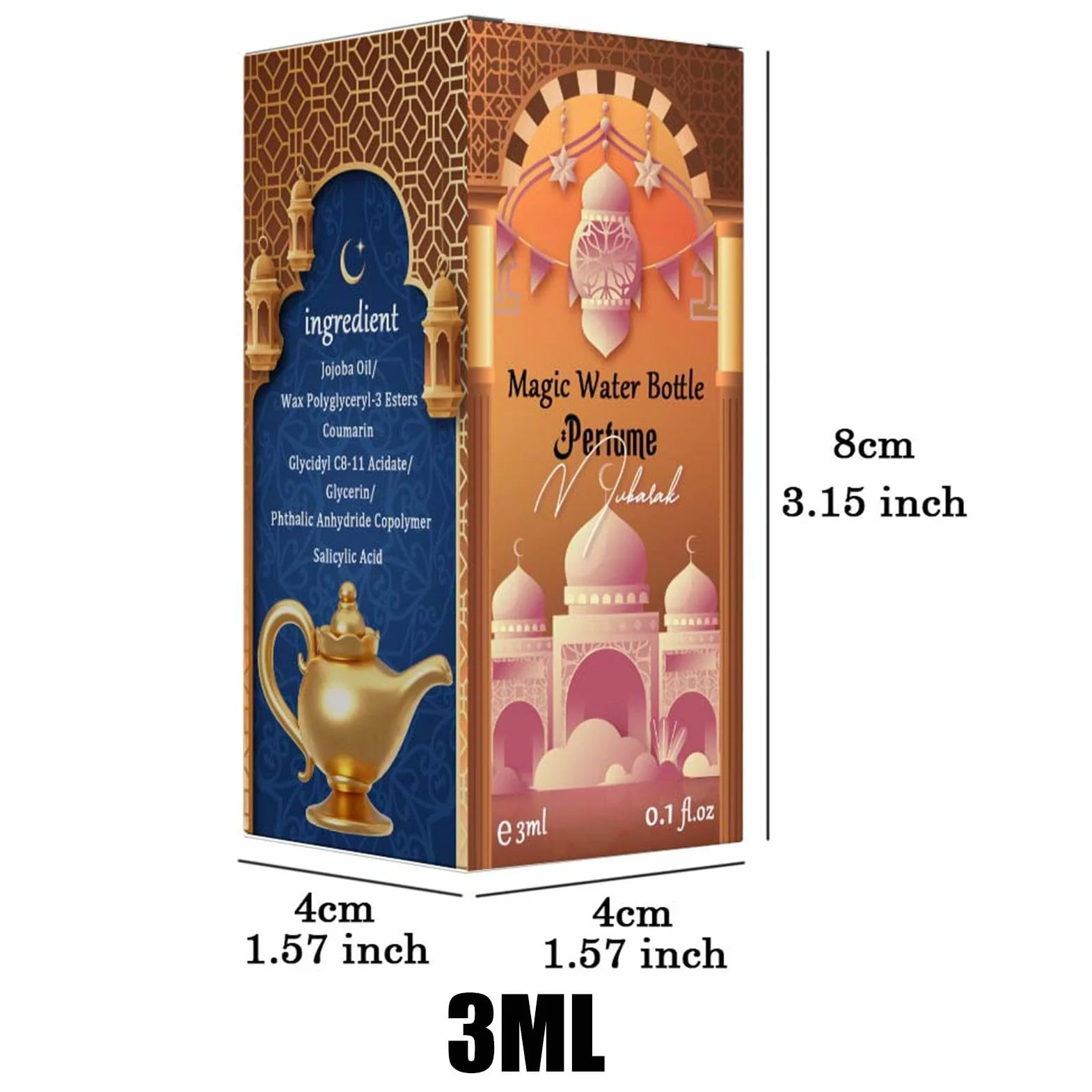 Luksusowe arabskie perfumy, egzotyczne bliskowschodnie perfumy damskie, ręcznie robione olejki perfumowe o długotrwałym zapachu, perfumy Her Eau De, orientalne piżmowe drzewo sandałowe, dla mężczyzn i