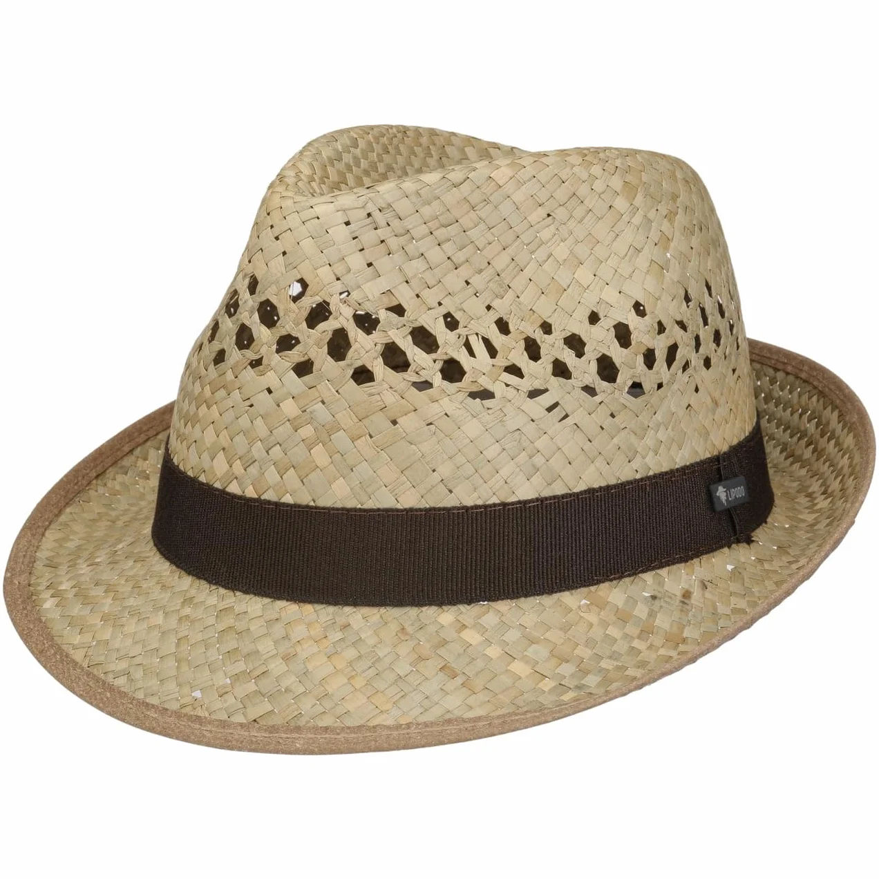 LIPODO Classic Trilby kapelusz slomkowy Wyprodukowano we Wloszech Unisex Caly rok