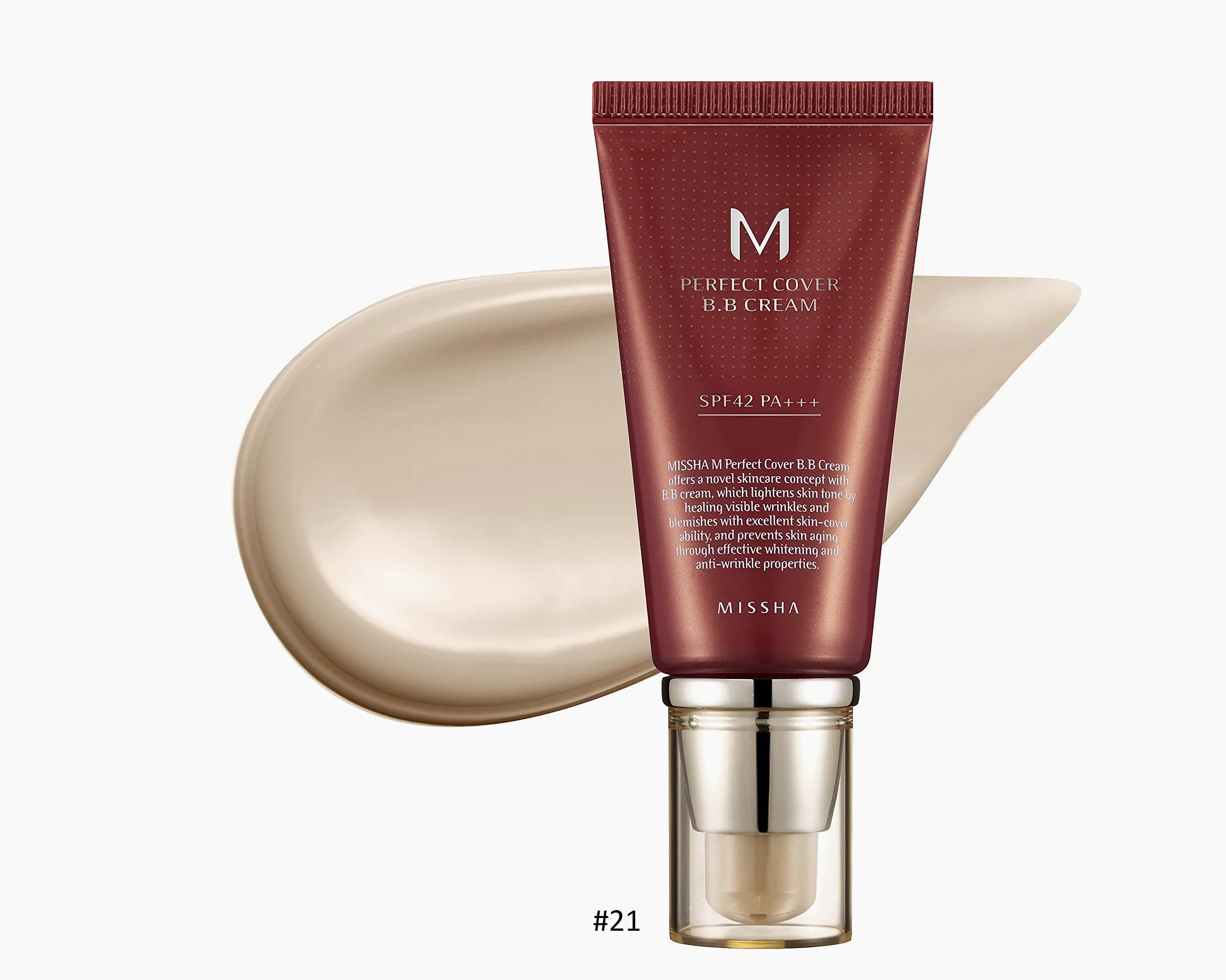 Missha M Perfect Cover BB Cream SPF 42 #21 Jasny Beżowy 50ml