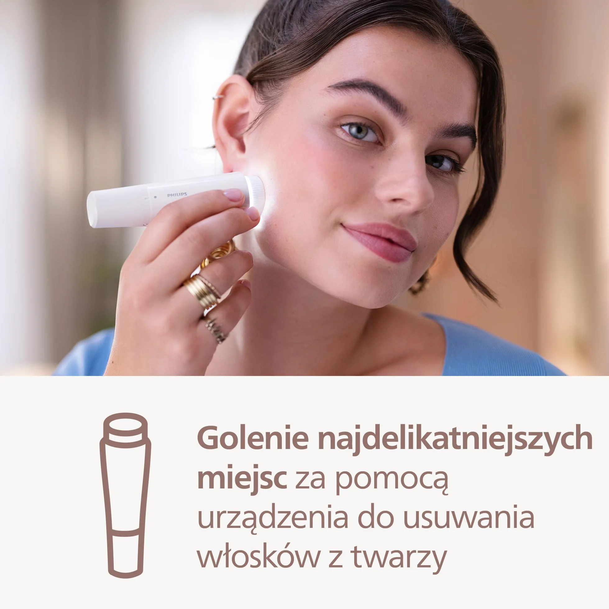 Philips Zestaw Pielęgnacyjny Serii 9000 – zestaw wielofunkcyjny do ciała, twarzy i stóp, bezprzewodowy depilator, do użytku na mokro i sucho, z 6 akcesoriami, model BRE770/92