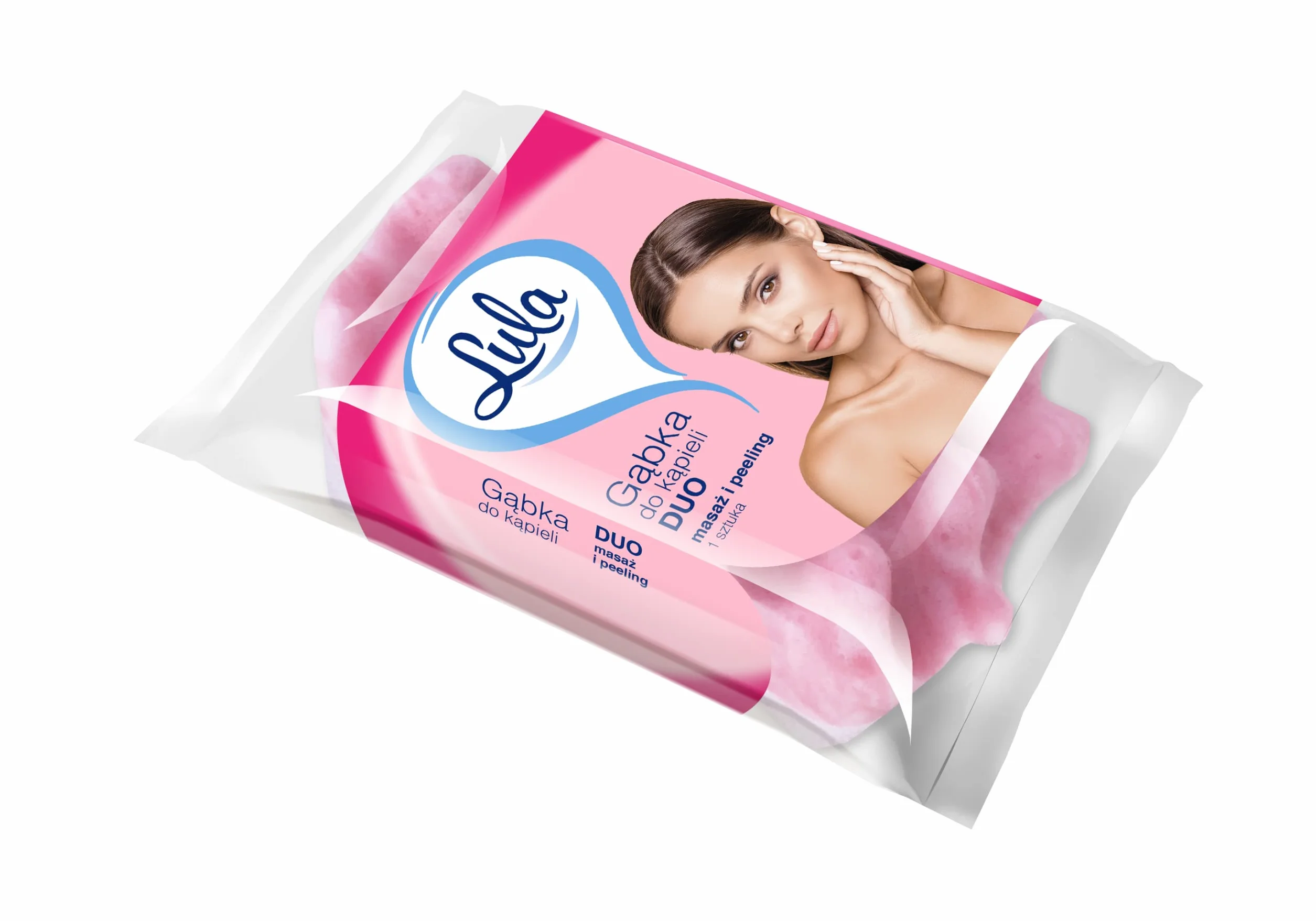 LULA Gąbka do kąpieli DUO masaż i peeling