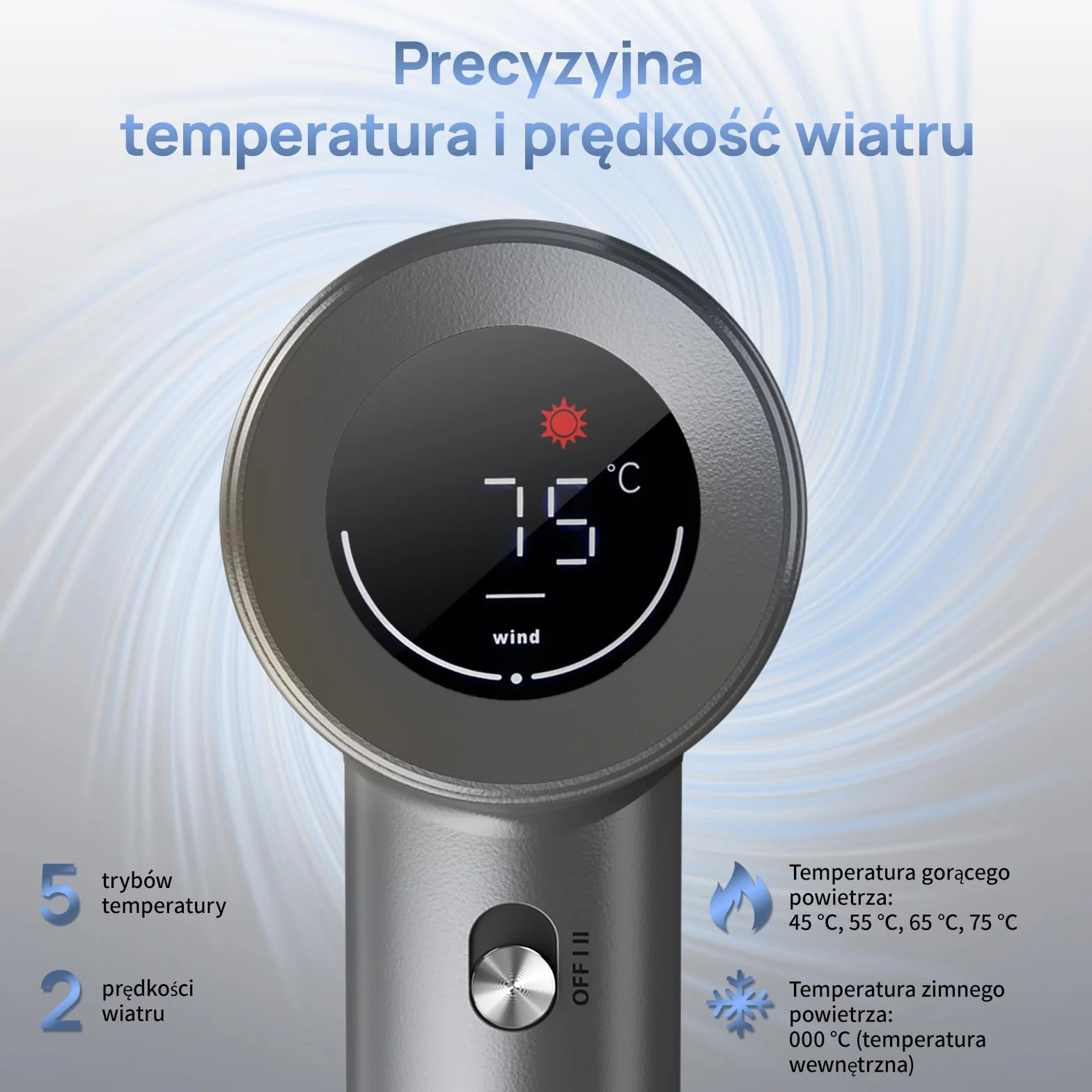 MANKIW Suszarka do włosów profesjonalna, 300 milionów jonów ujemnych, silnik bezszczotkowy 160 000 obr/min, wyświetlacz LED