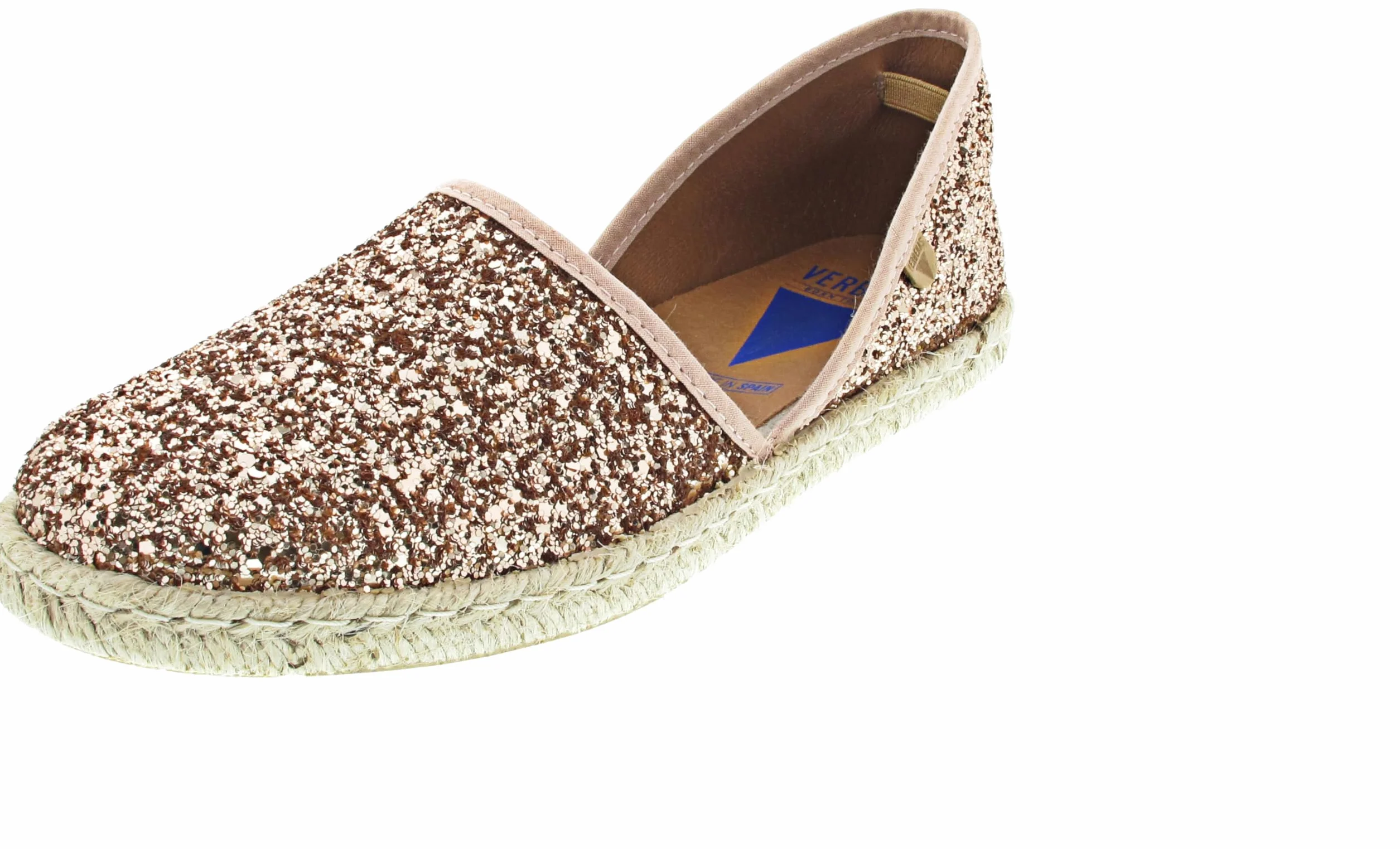 VERBENAS Adult Carmen Glitter różowy, Rosa, 38 EU