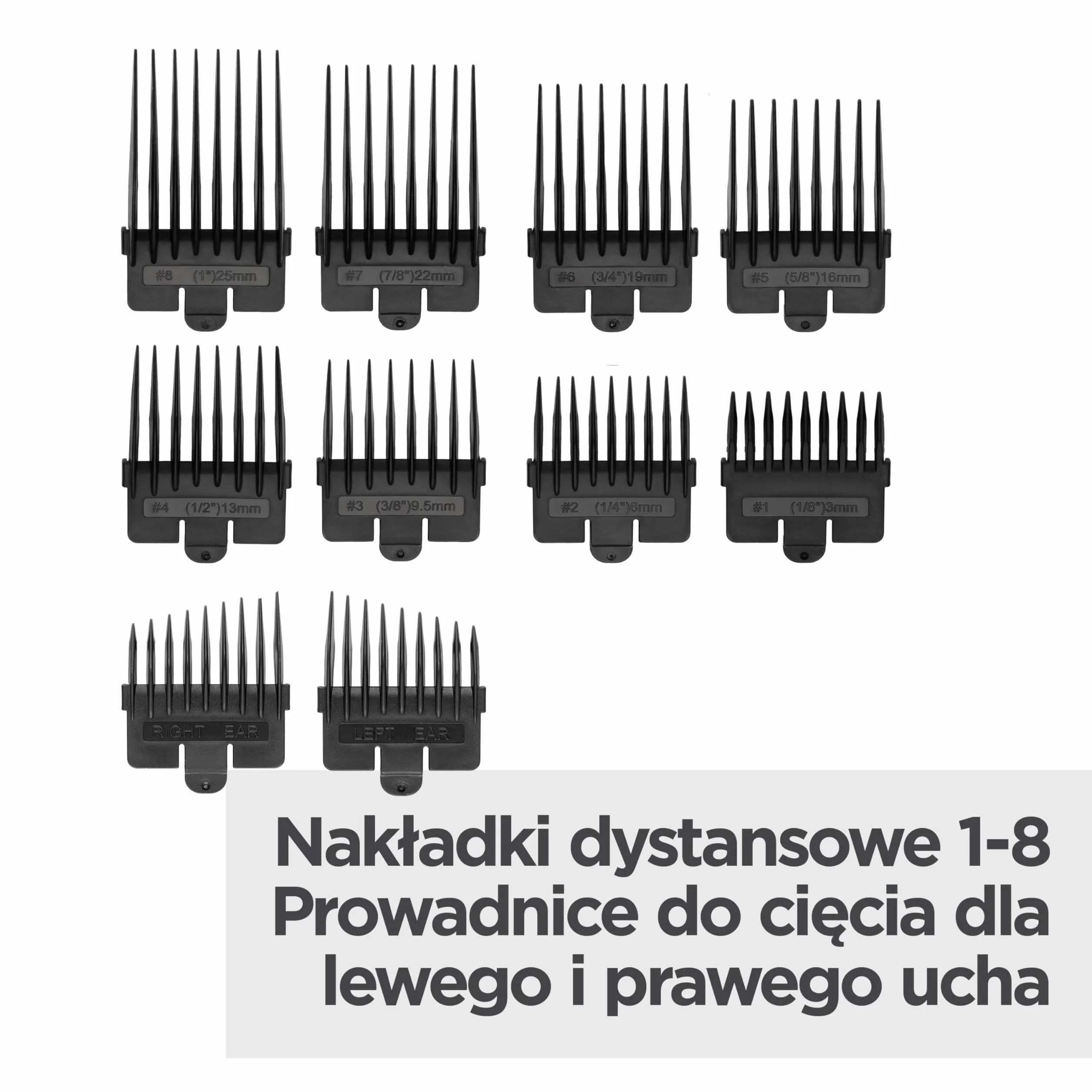 Maszynka do strzyżenia włosów BaByliss Lithium Power, bezprzewodowa, szybkie ładowanie, regulacja podziałki 0,5–25 mm, 8 nakładek grzebieniowych, ostrza ze stali japońskiej, E812E